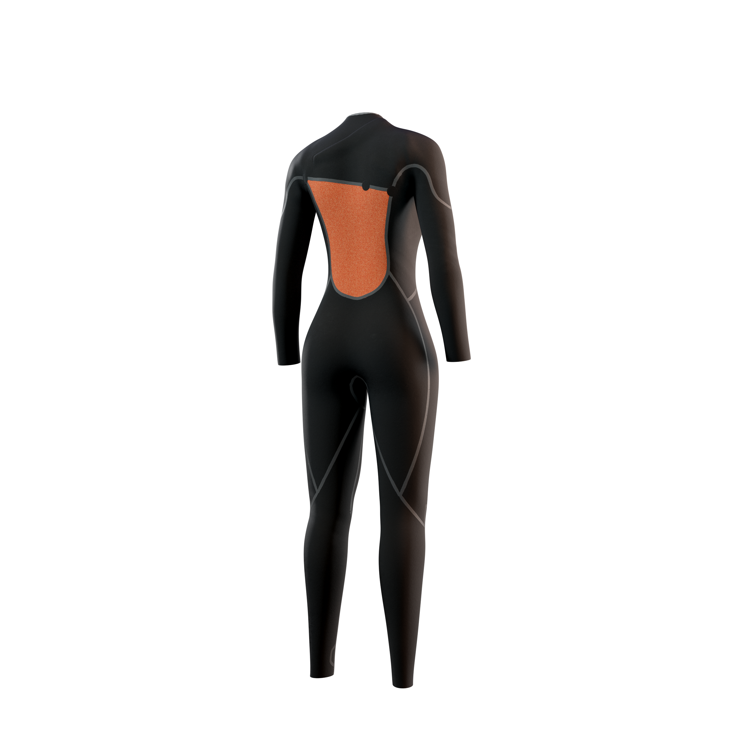 The One Fullsuit 4/3mm Zipfree Women 2024 - Black