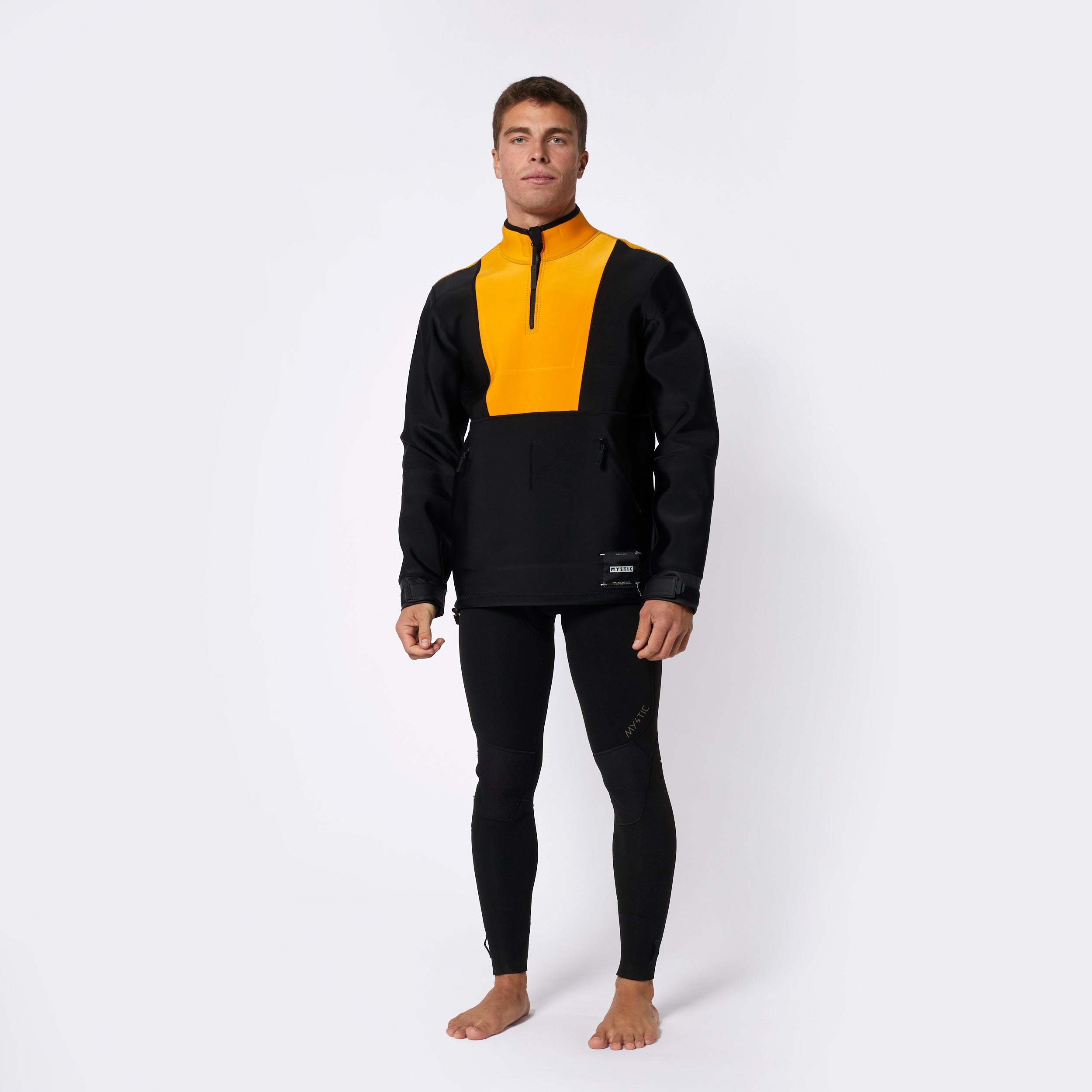 Mystic - Fulmar Neoprene Pullover 3/2mm - Retro Orange - 2023