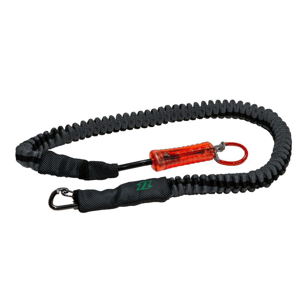 North - handlepass leash - Black / red