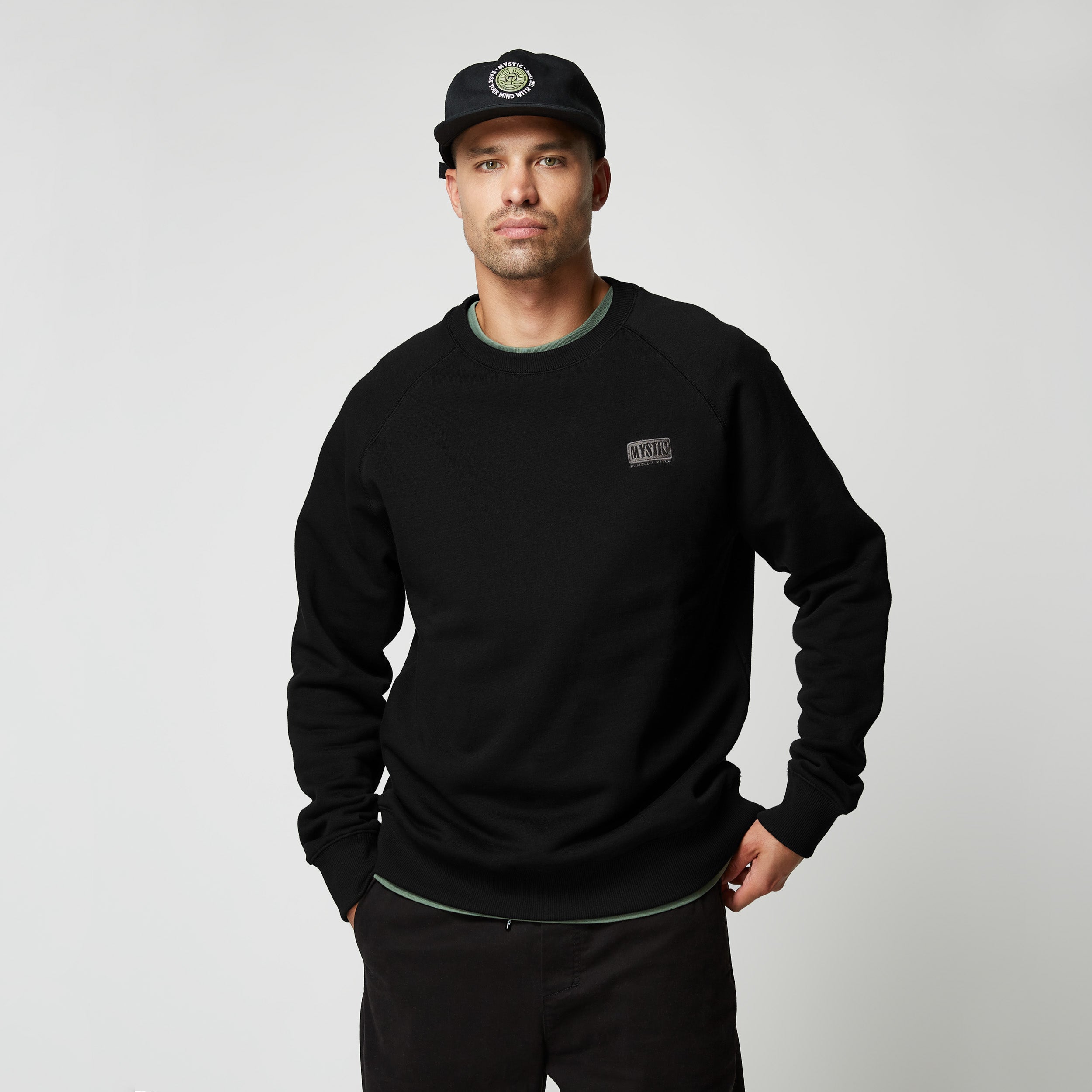 Mystic - Mayhem Crew Sweat - Black