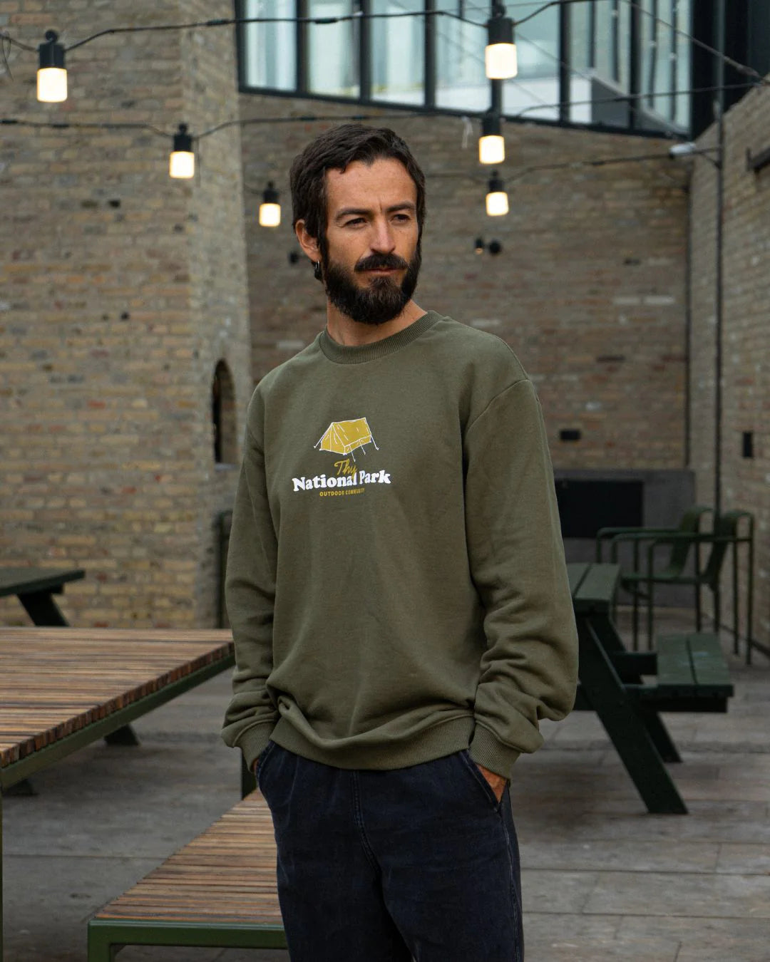National Park Men'S Crewneck