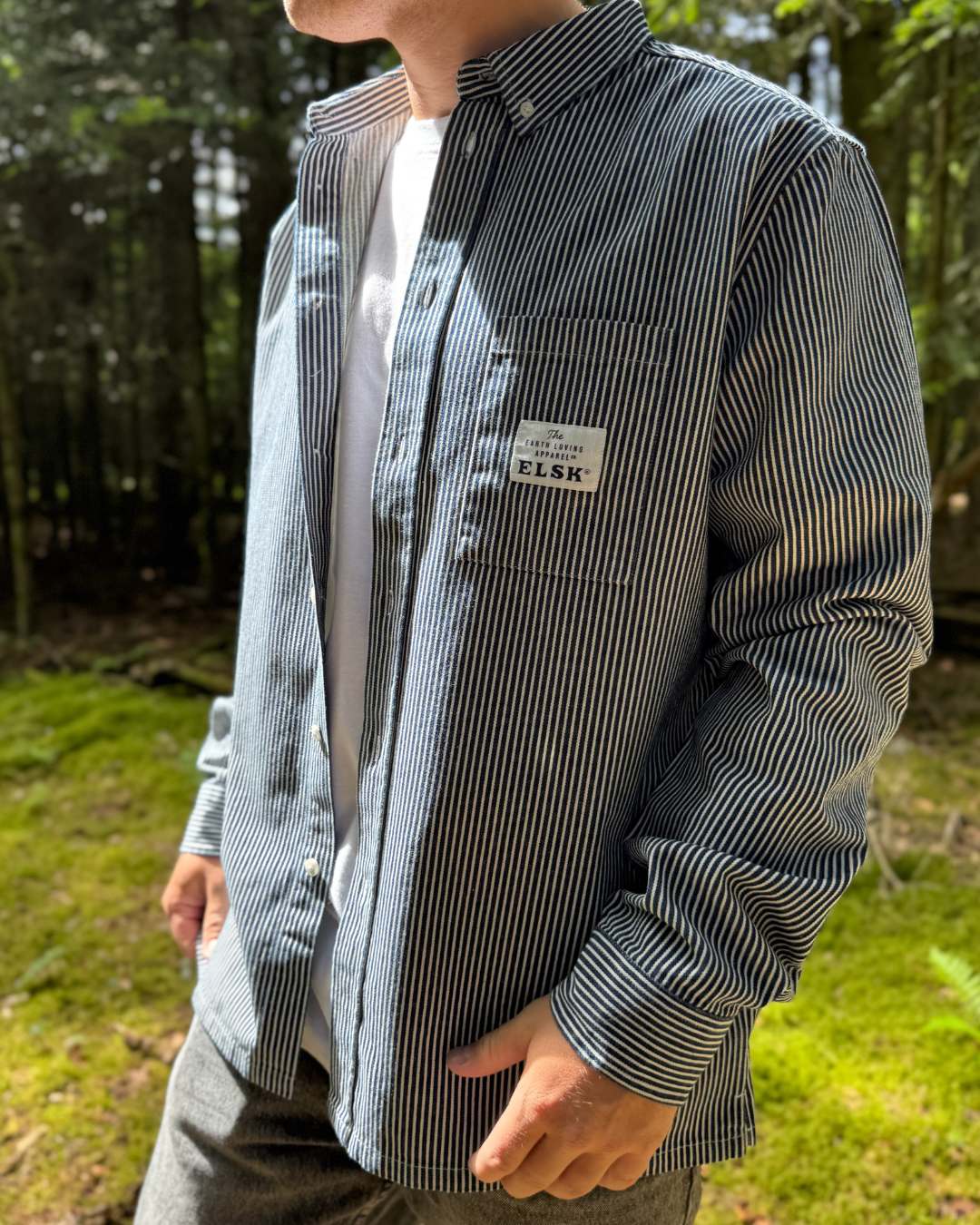 Hickory Striped Men'S Bd Shirt