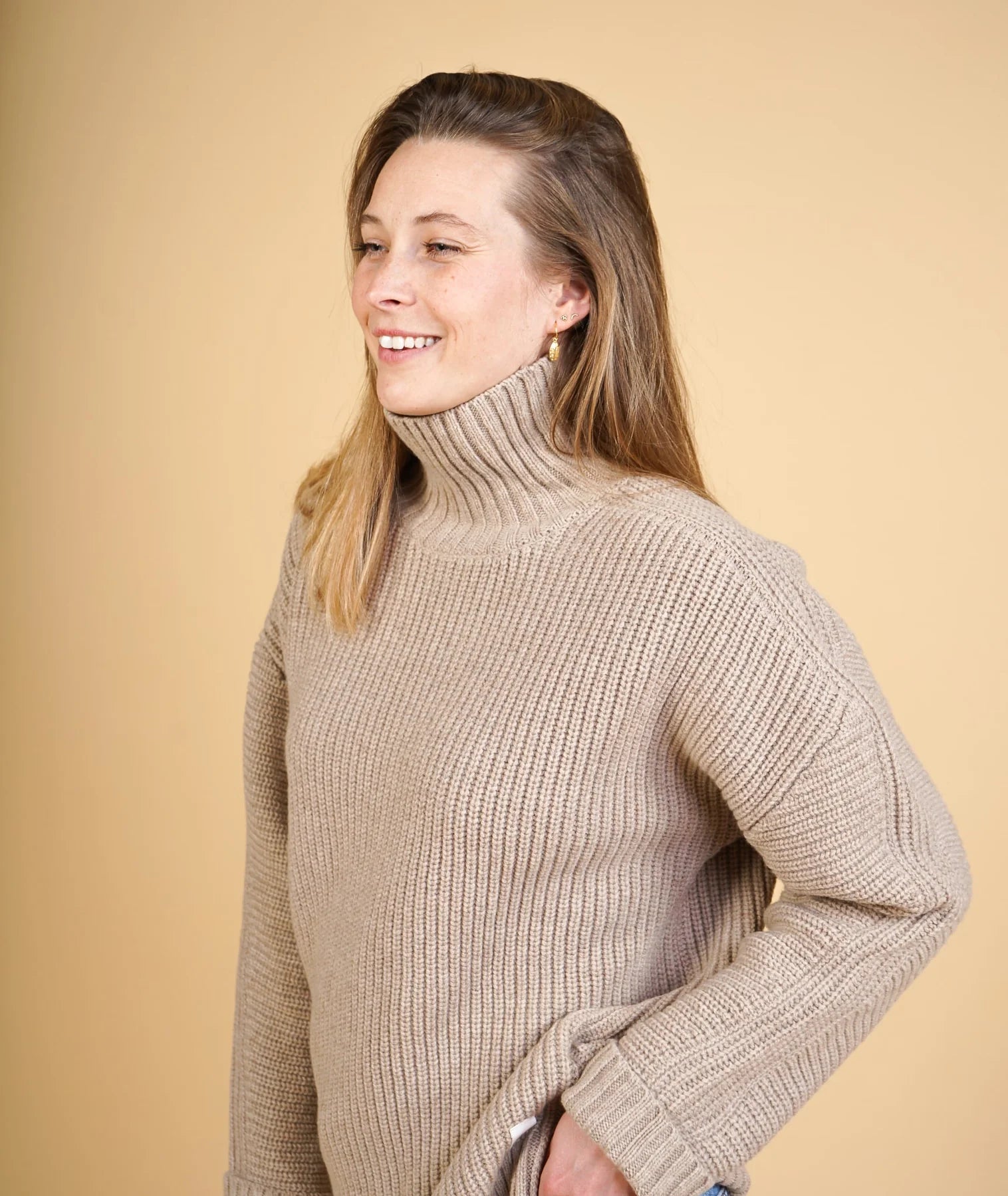 Vigga Women'S T-Neck Knit