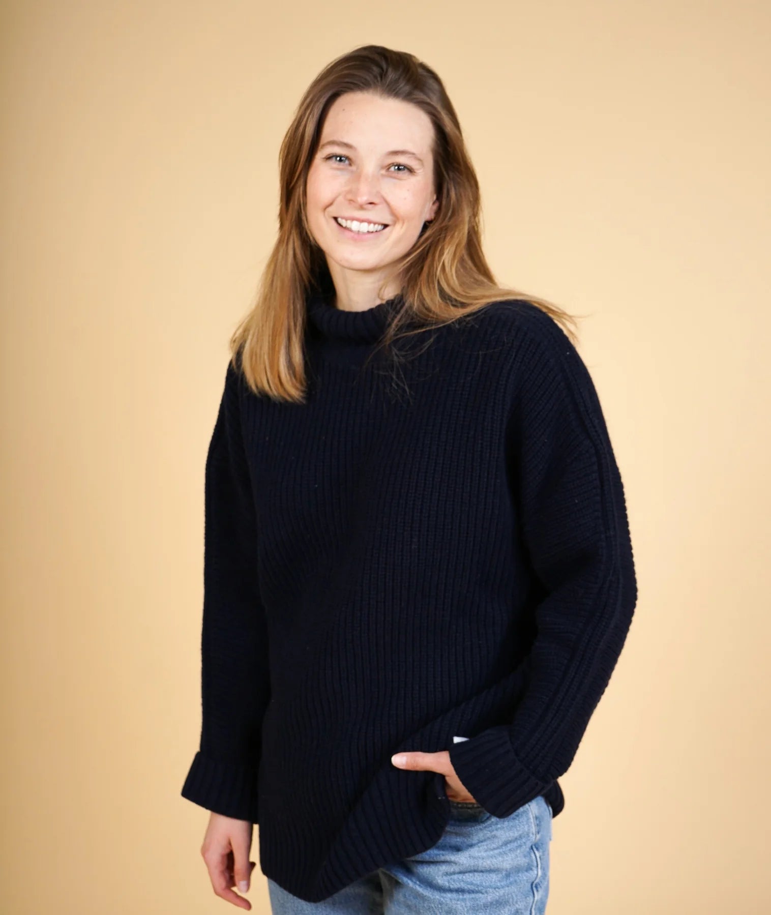 Vigga Women'S T-Neck Knit