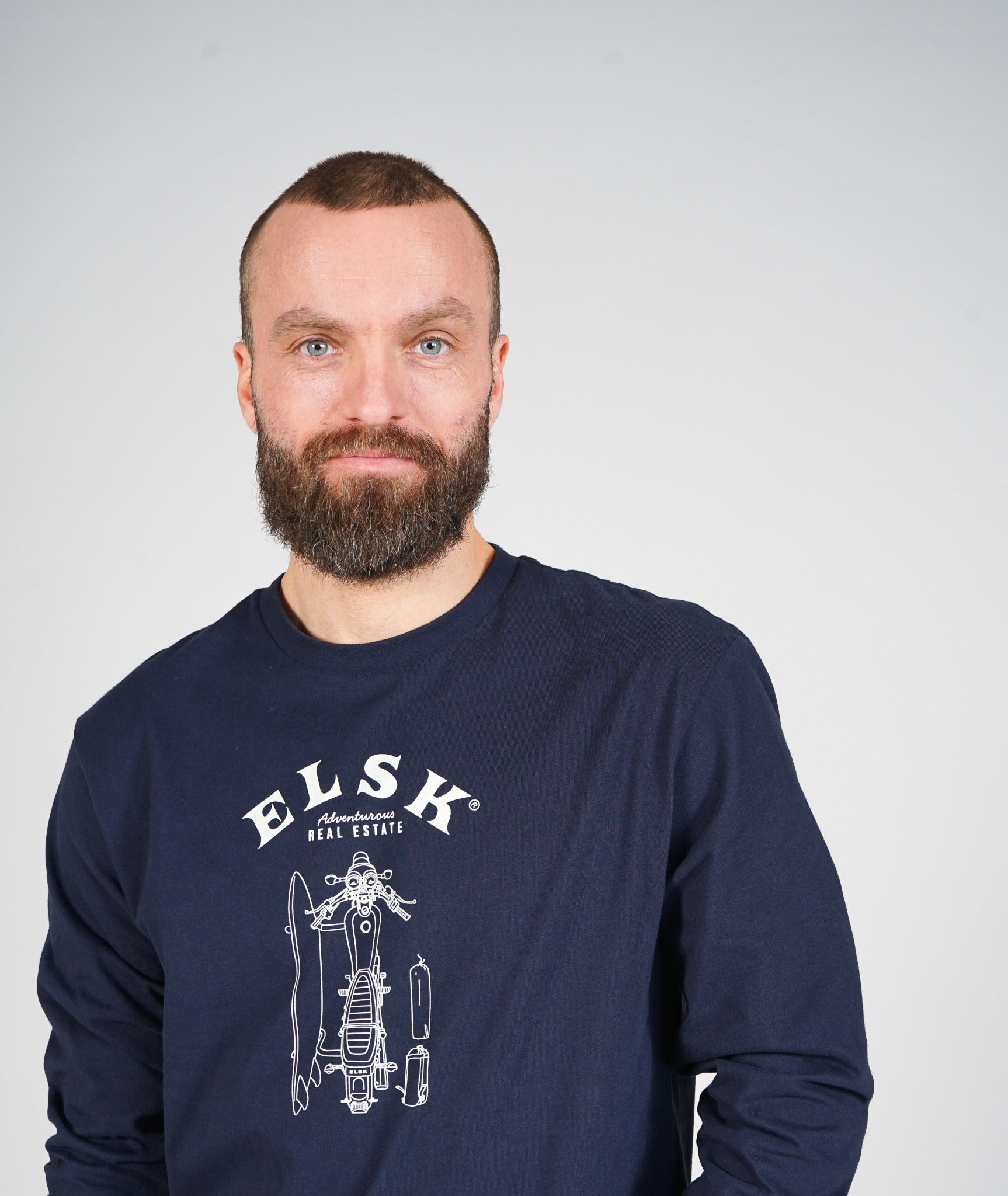 Single Estate Men'S Brushed Ls T-Shirt