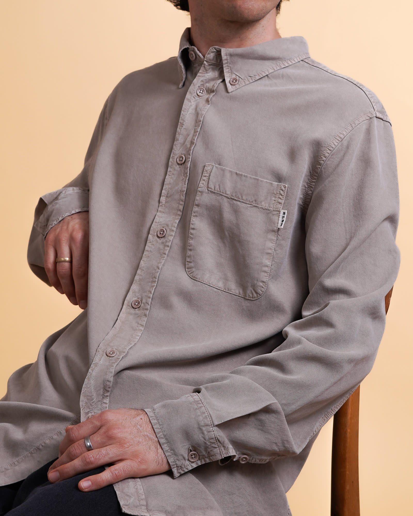 Lyocell Men'S Ls Shirt