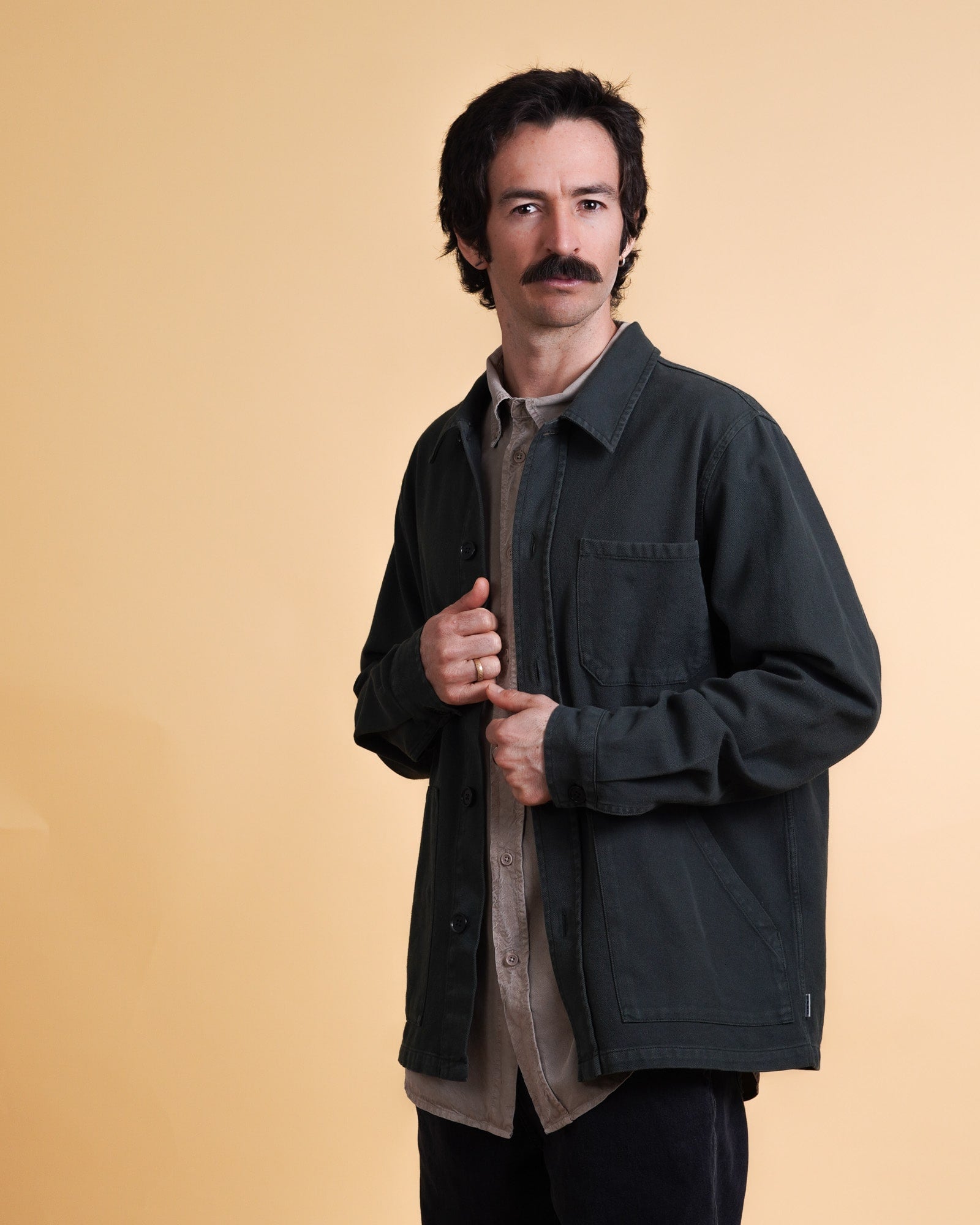 Twill Men'S Overshirt