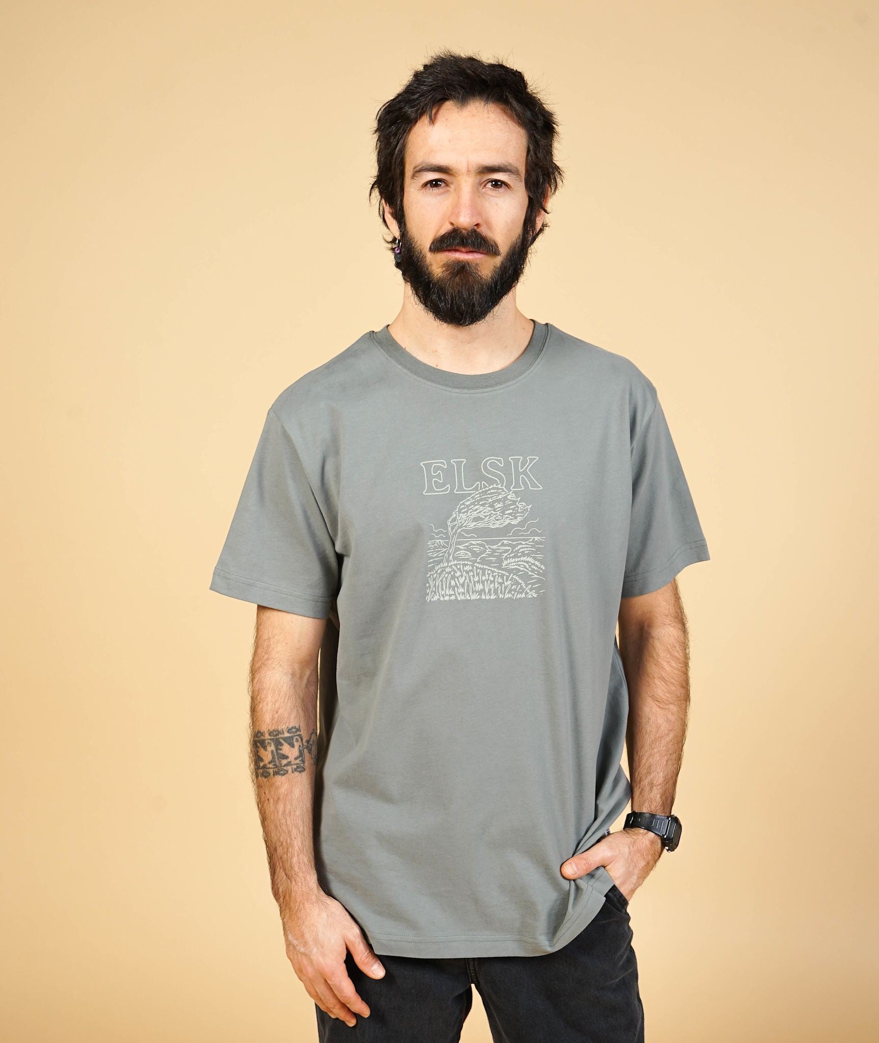 Wind Men'S Brushed T-Shirt