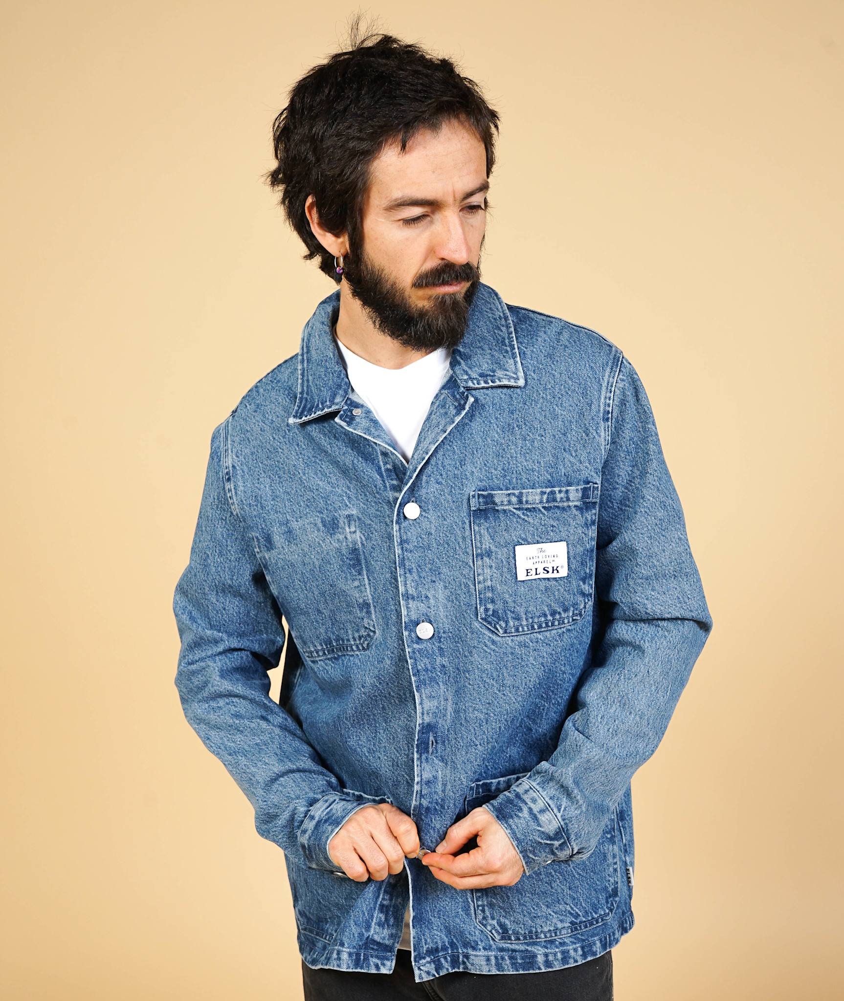 Denim Men'S Overshirt