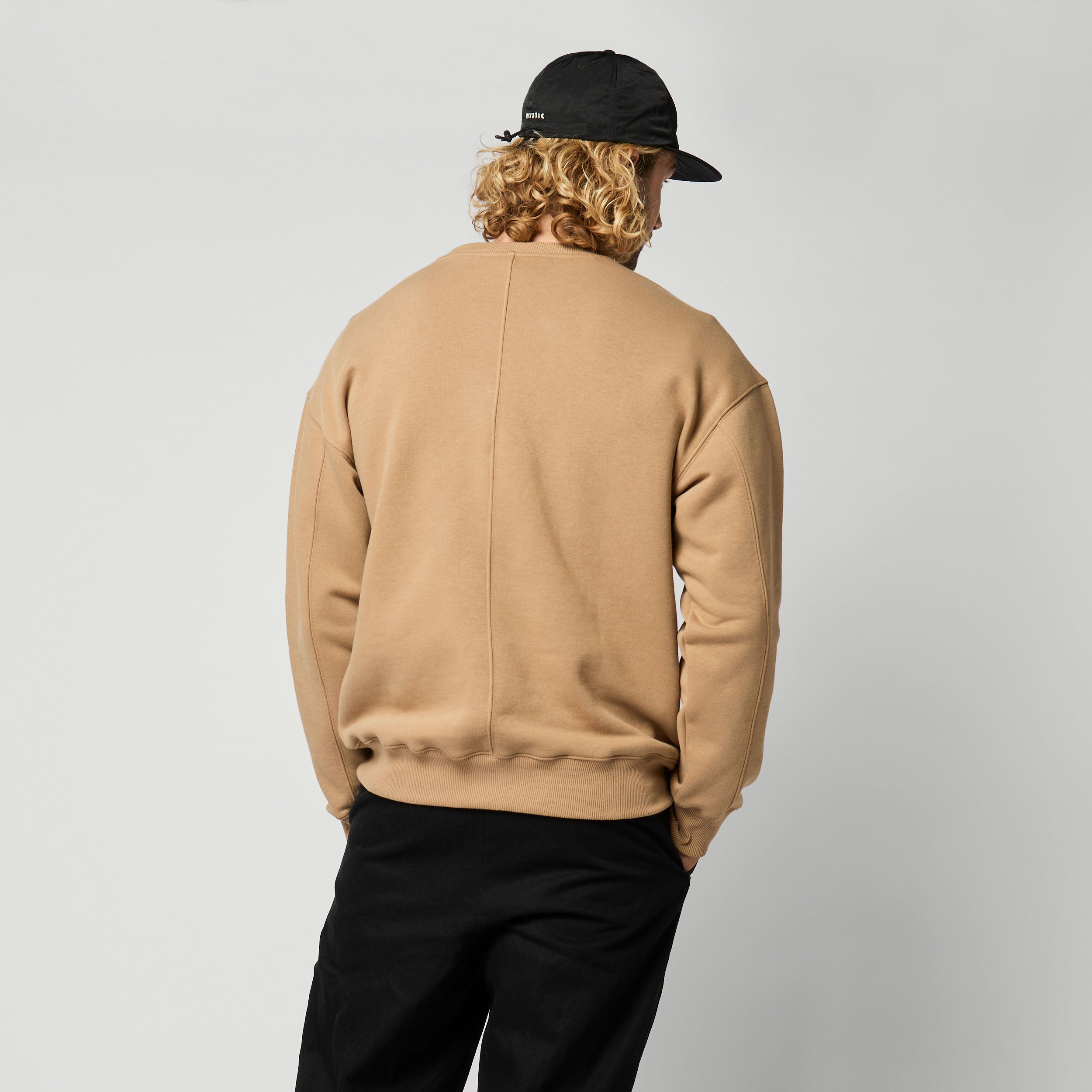 Mystic - Trademark Crew Sweat - Slate Brown