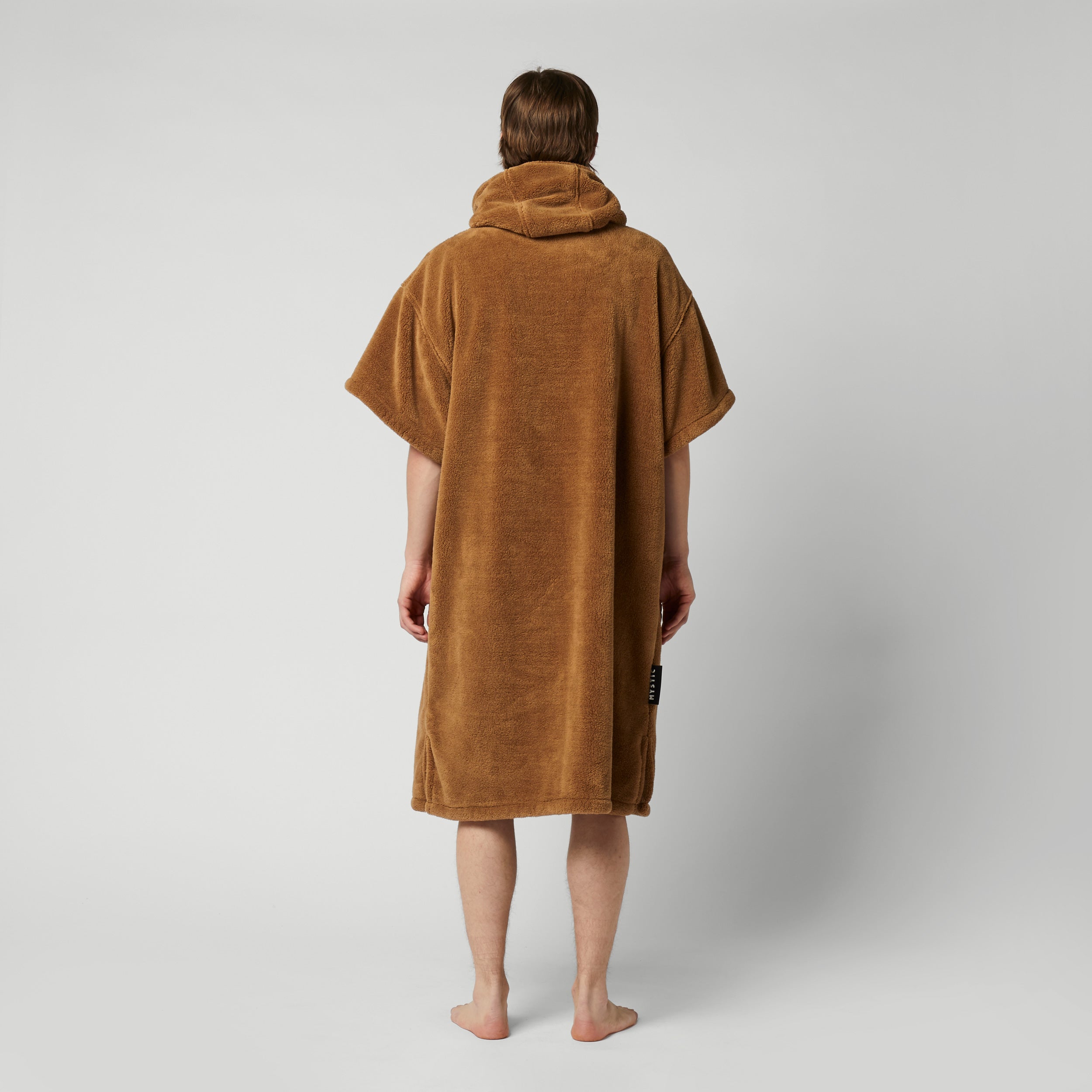 Poncho Teddy - Slate Brown