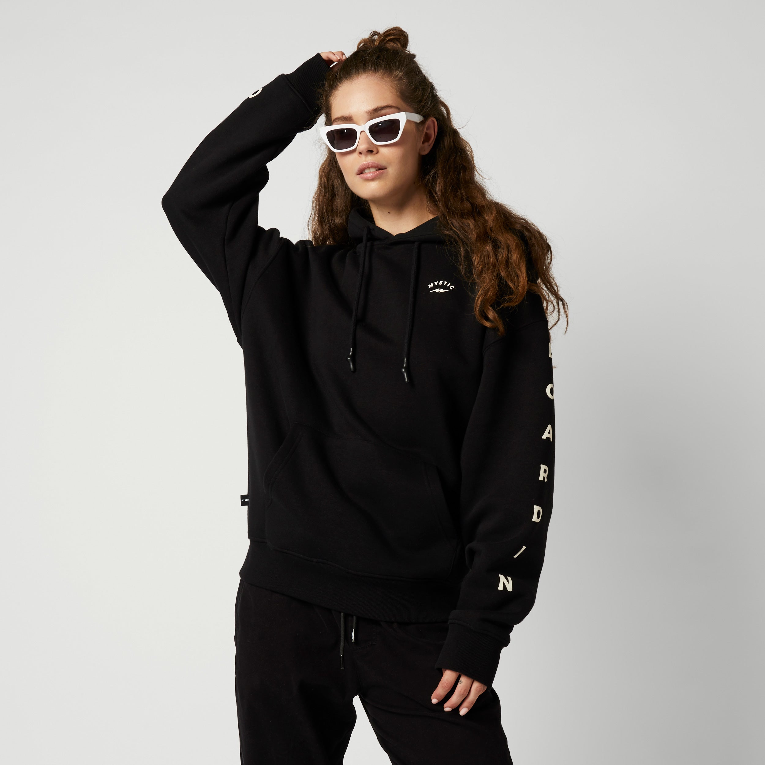 Bolt Hood Sweat - Black