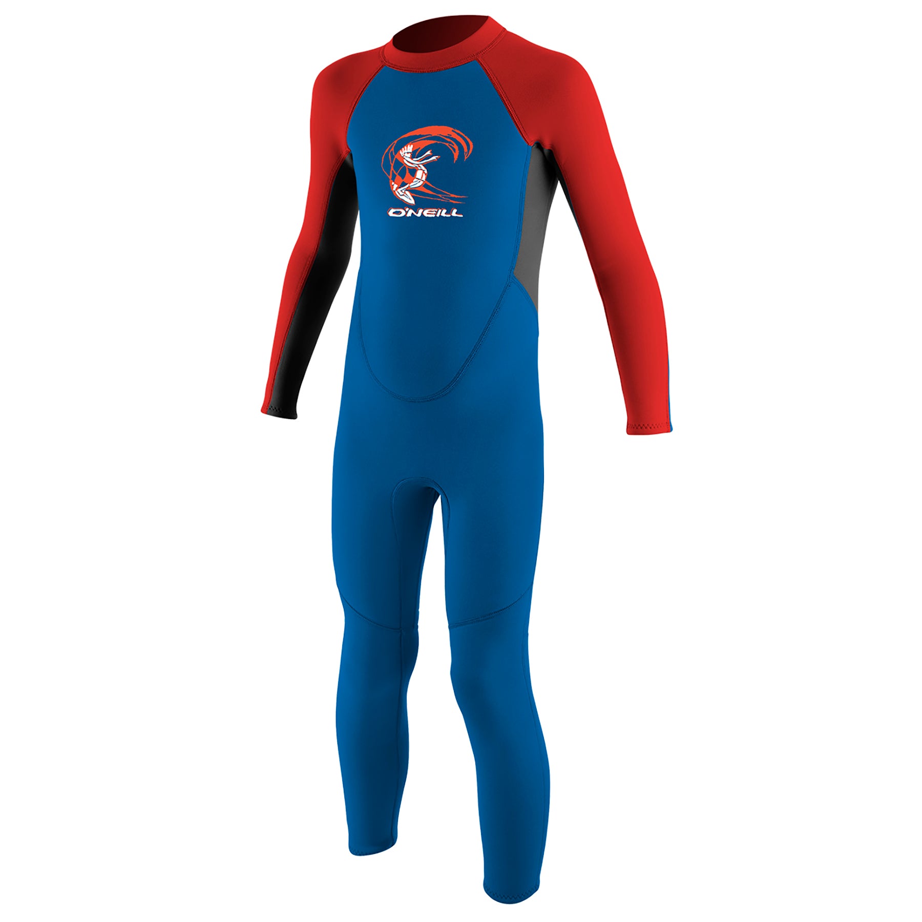 Toddler Reactor-2 2mm Back Zip Full - Boys - ocean/graphite/red