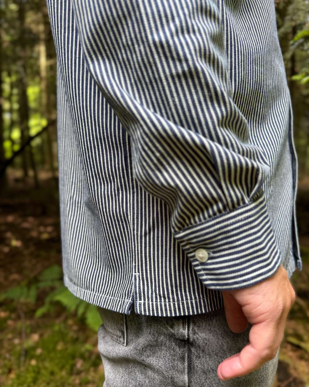 Hickory Striped Men'S Bd Shirt
