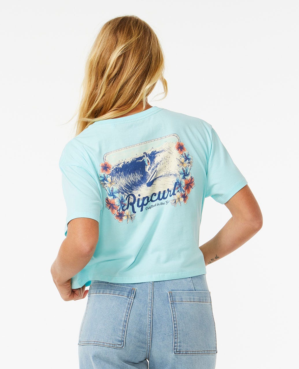 Dancing Crop Short Sleeve Tee