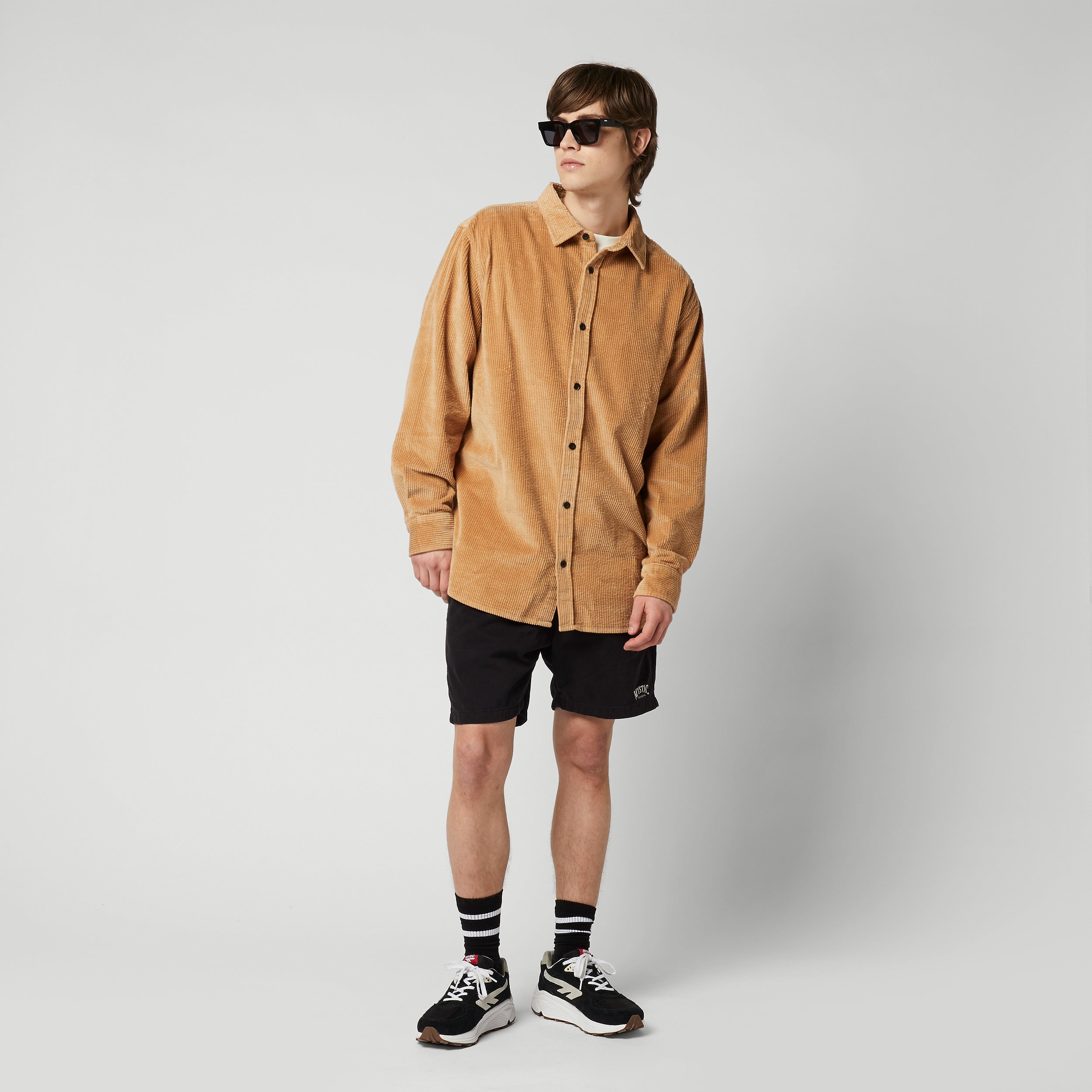 Corduroy Shirt - Slate Brown