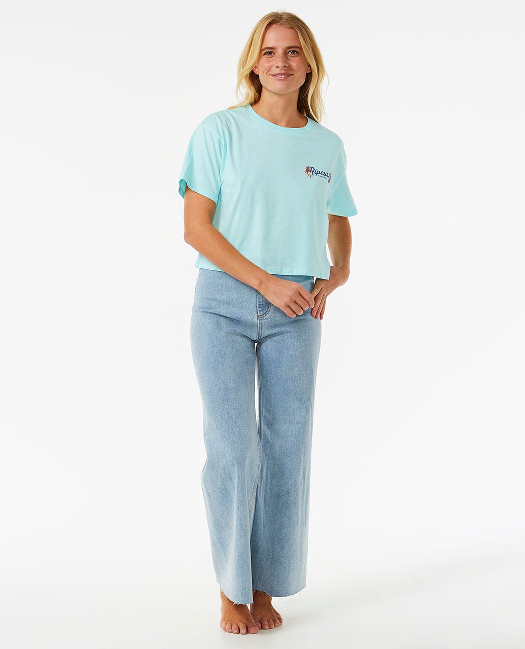 Dancing Crop Short Sleeve Tee