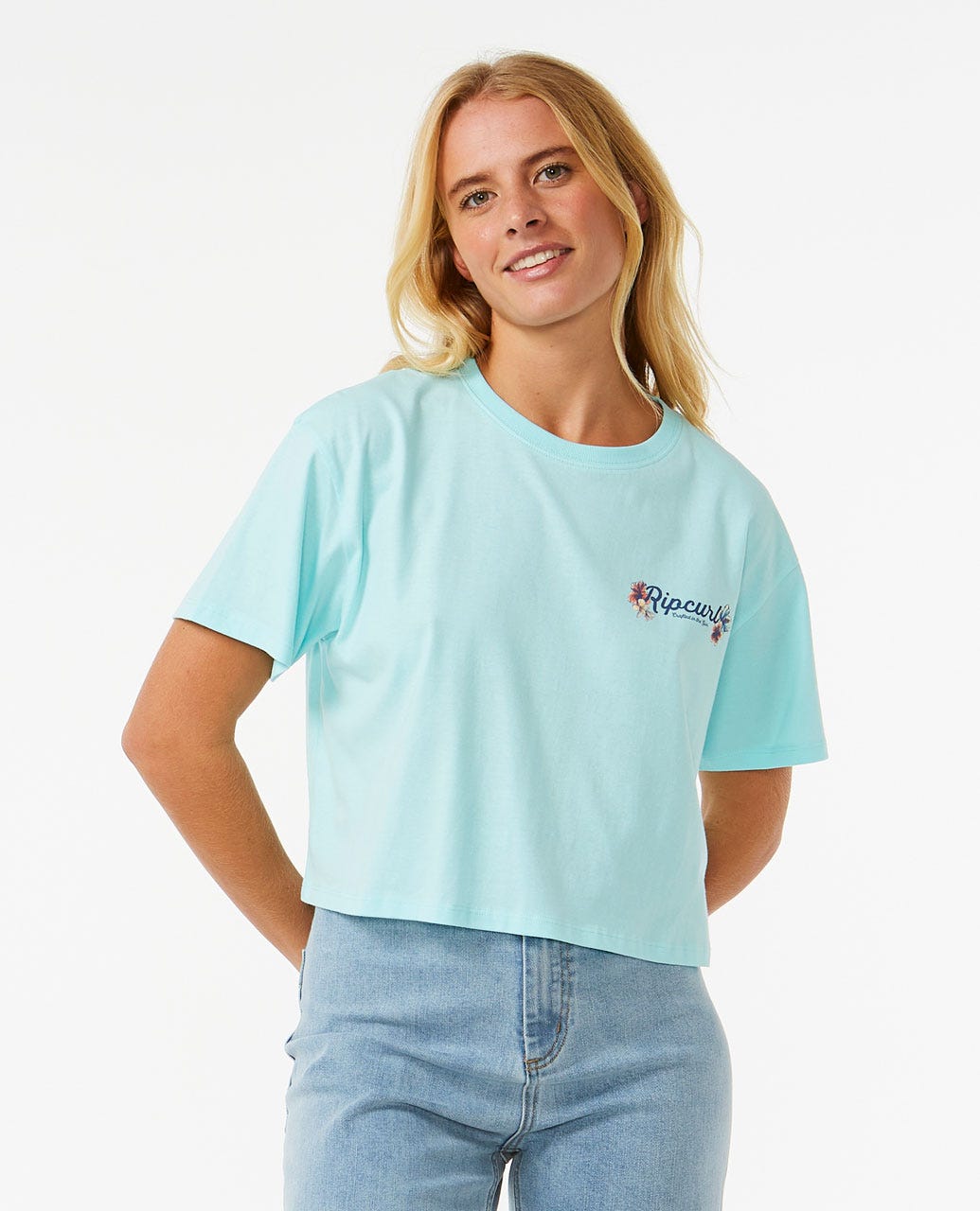 Dancing Crop Short Sleeve Tee