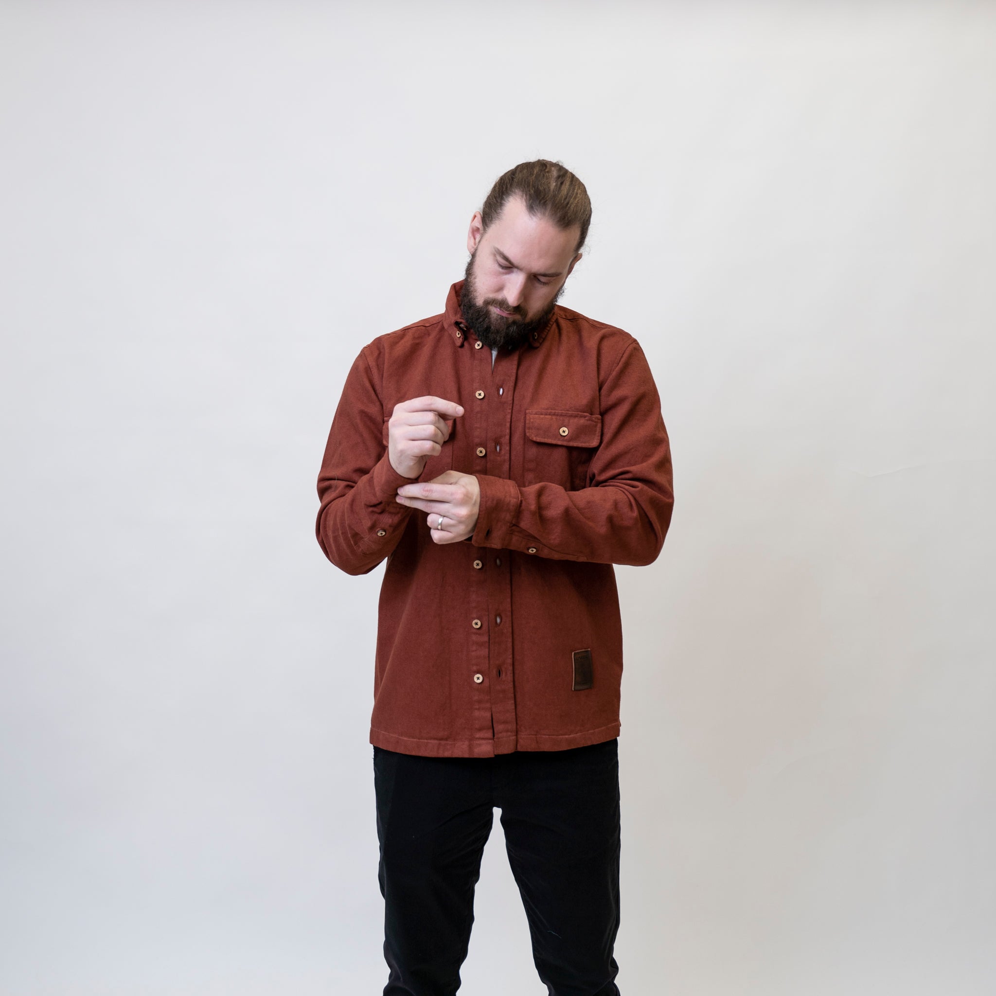 Knokkel Shirt (Redbrown)
