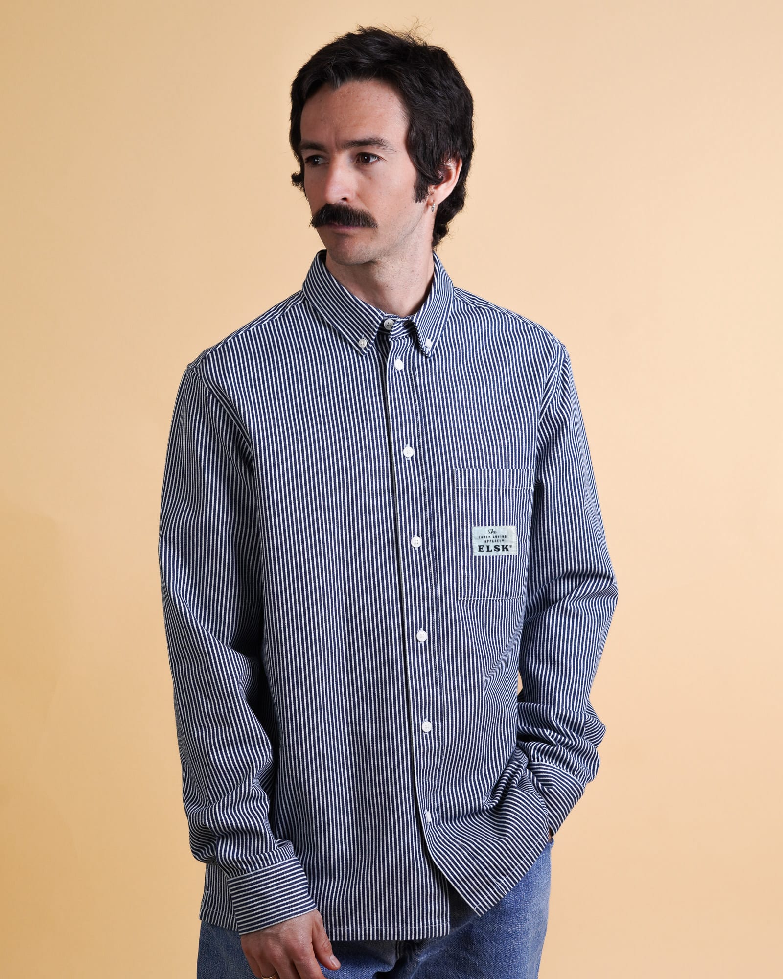 Hickory Striped Men'S Bd Shirt