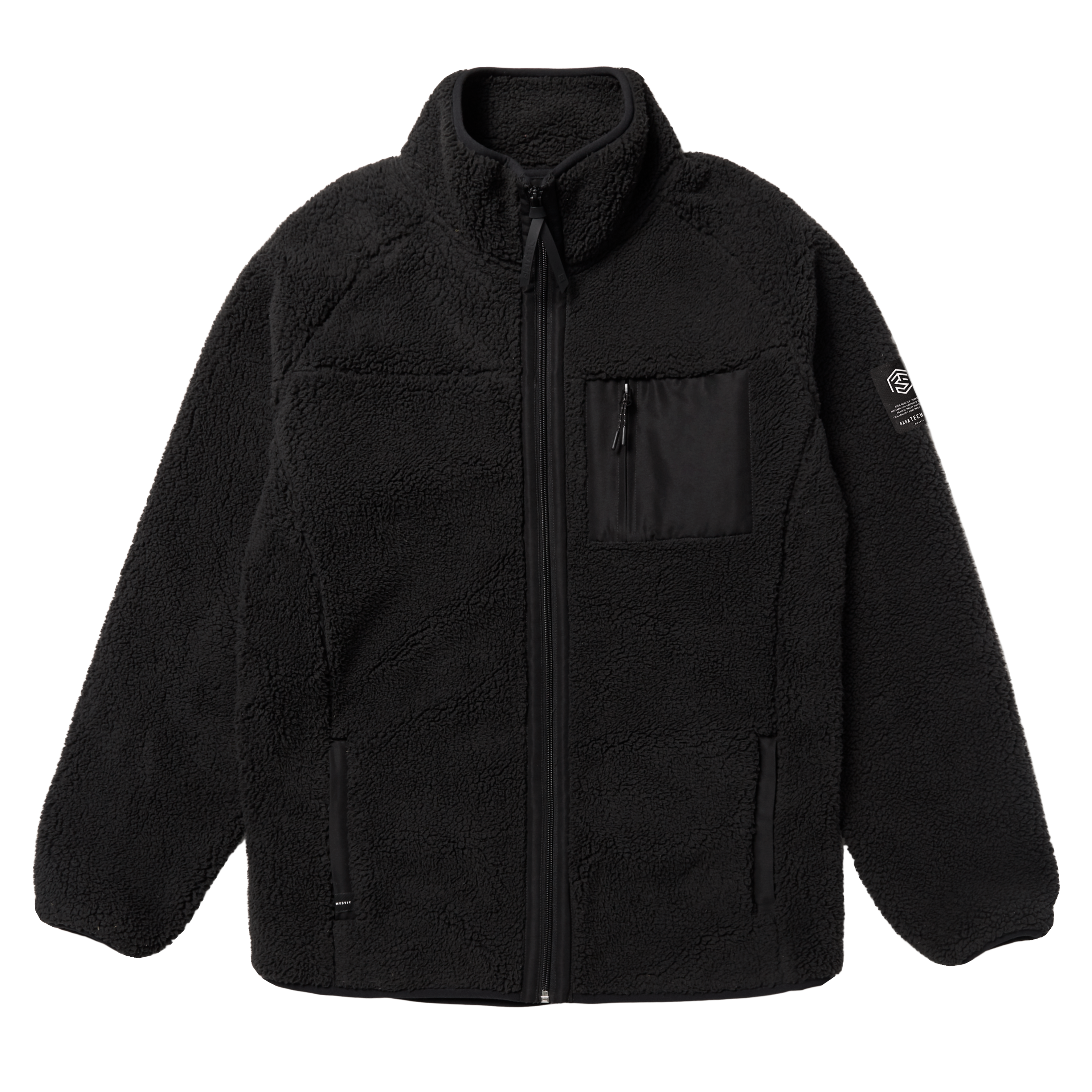 DTS Teddy Zip thru Sweat - Black