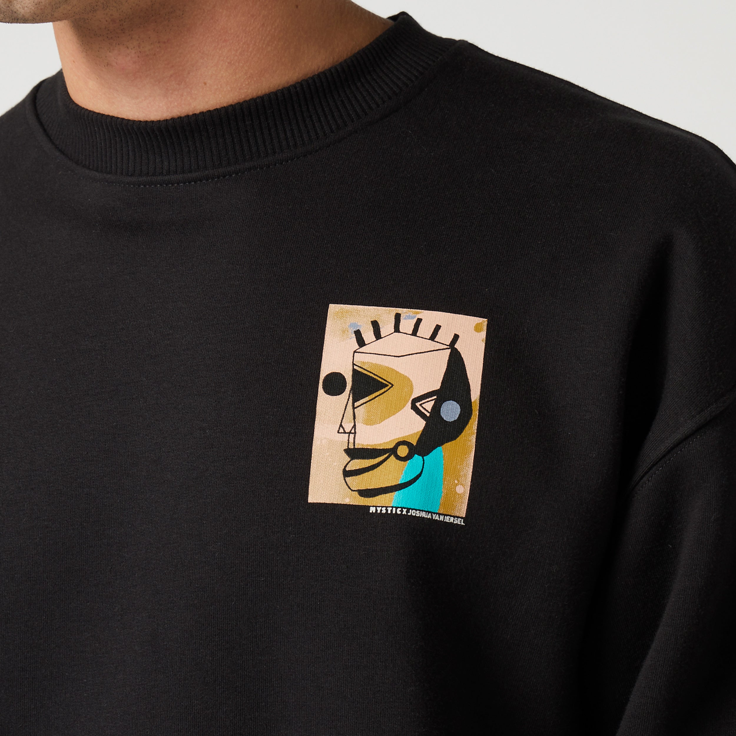 Mystic - The Joshua Crew Sweat - Black