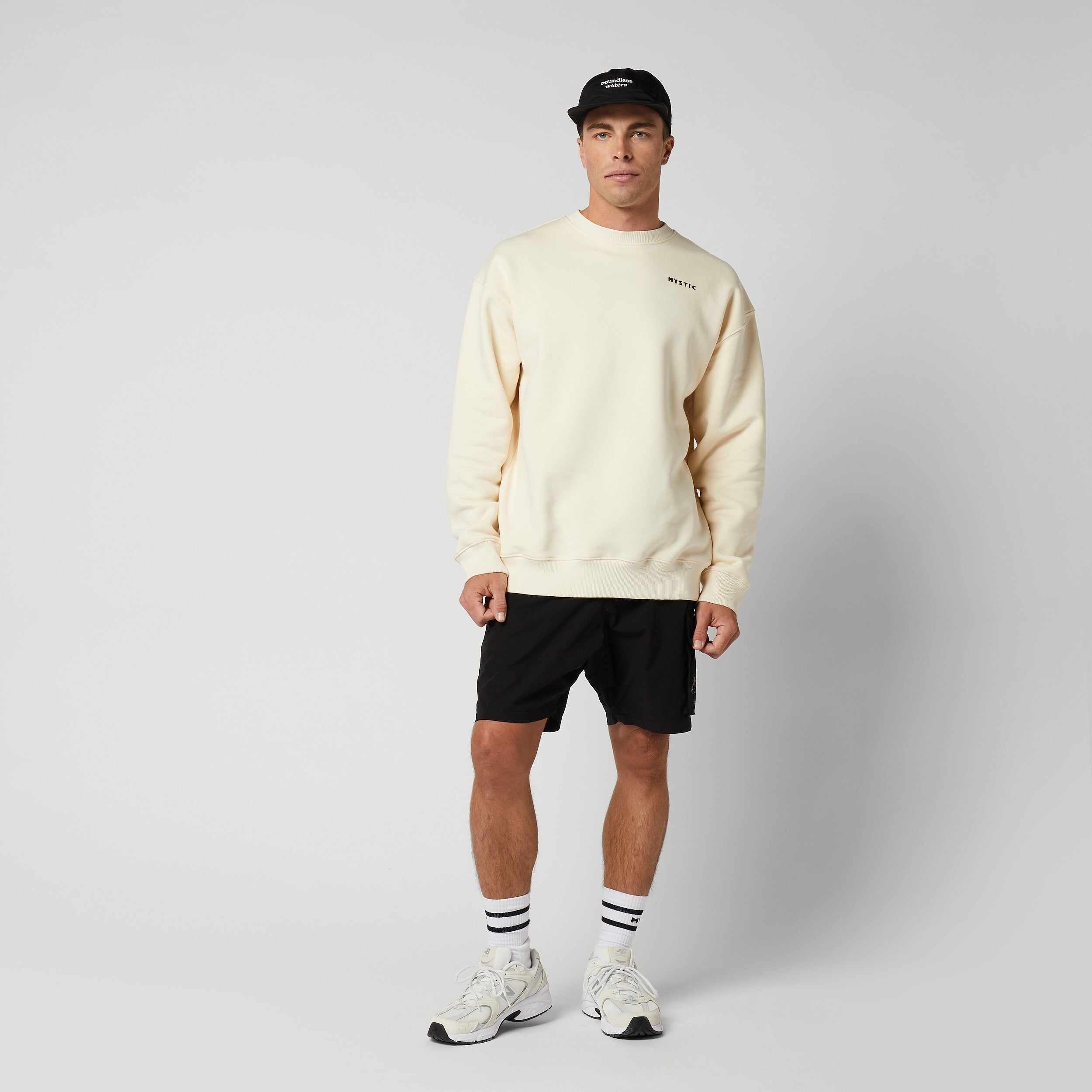 Mystic - Trace Crew Sweat - Off White