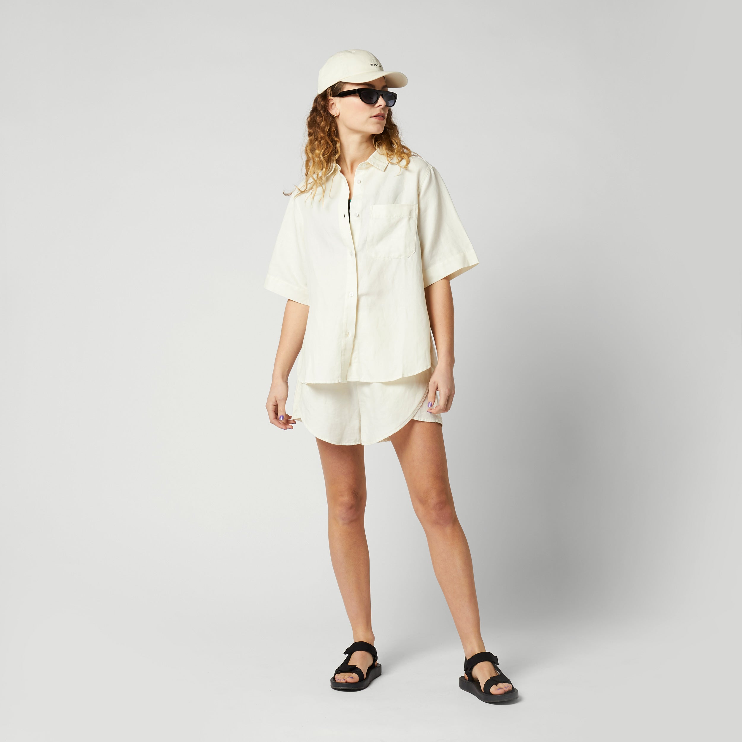 Mystic - Linen Shirt Women - Off White