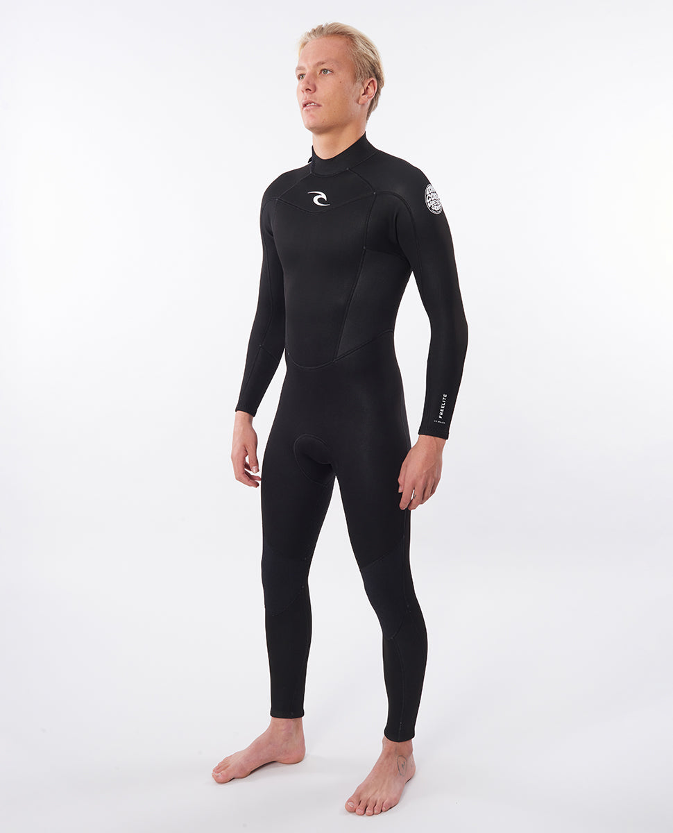 Rip curl - Freelite 4/3 Back Zip Wetsuit - Sort