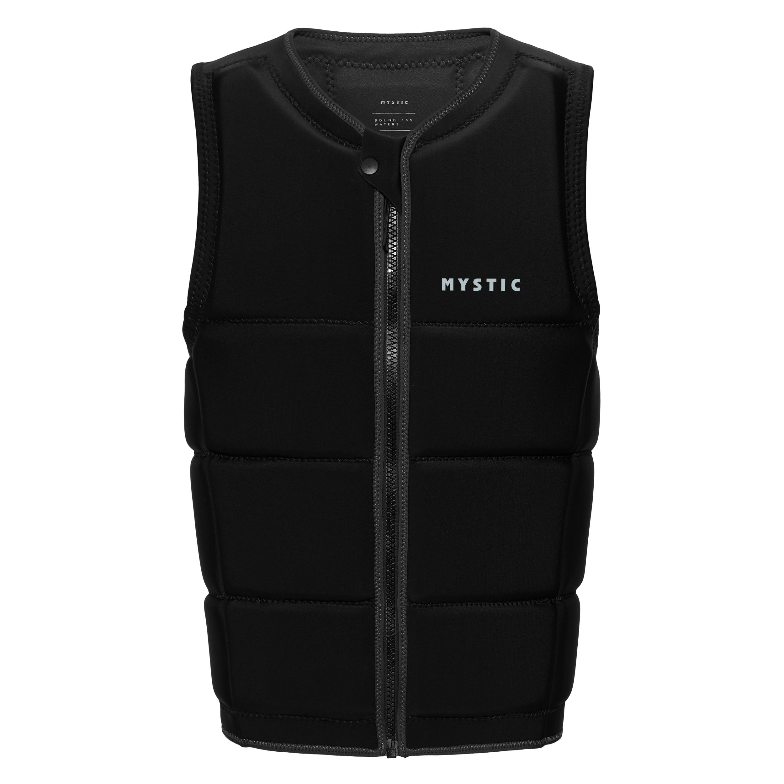 Brand Impact Vest Fzip Wake - Black