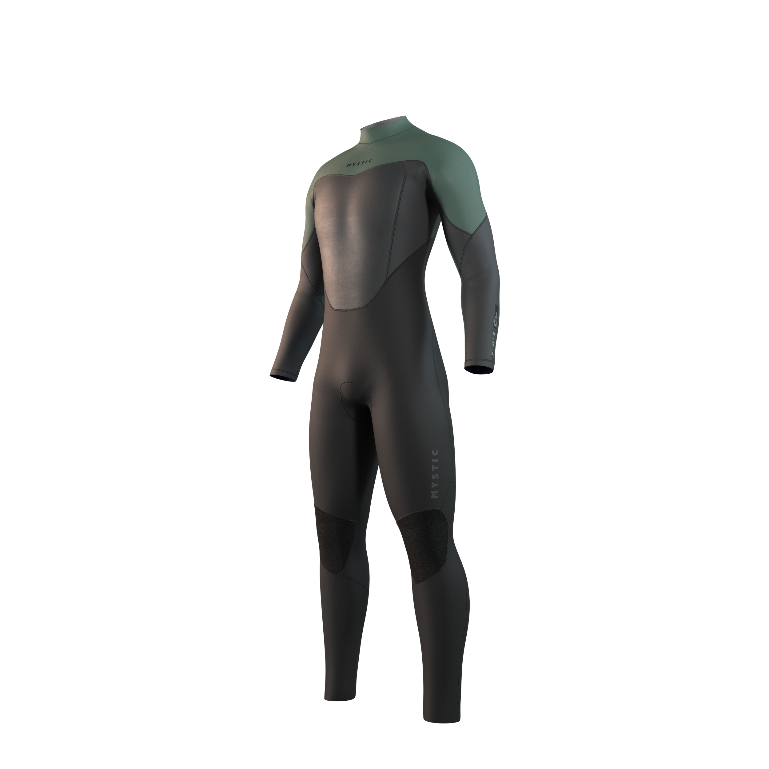 Mystic - Star Fullsuit 4/3mm Bzip - 2025 - Dark Olive