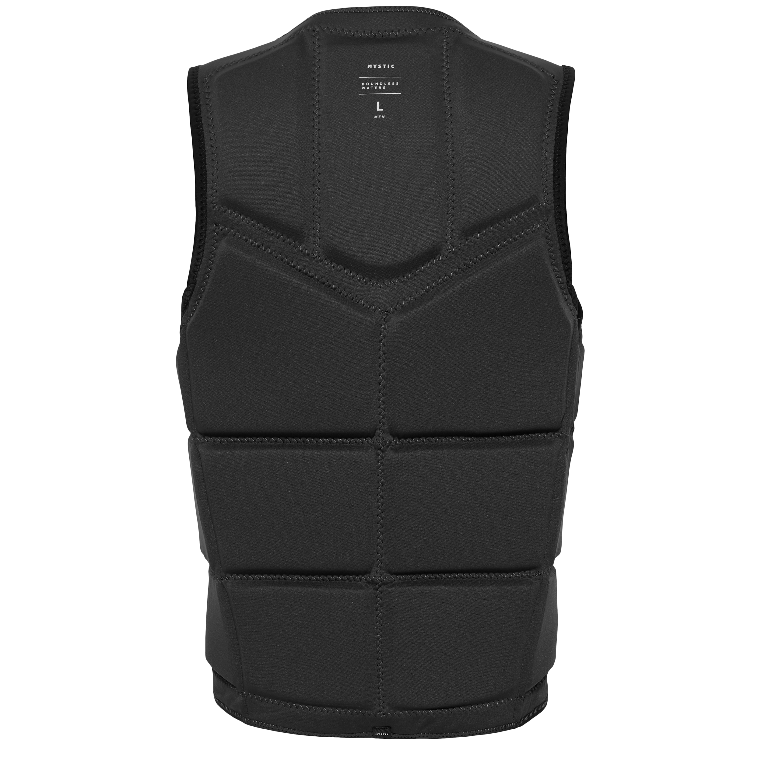 Brand Impact Vest Fzip Wake - Black