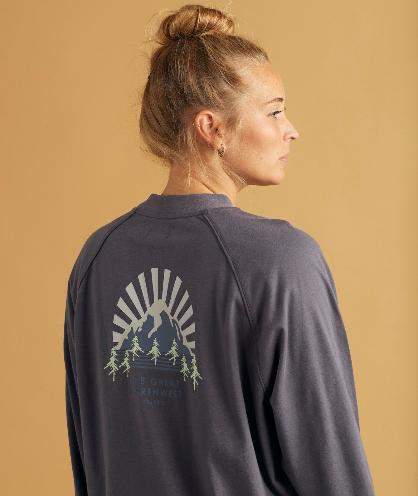 11057 | Elsk Isbjerg Bp Esther Women'S Ls Tee | Stone Purple