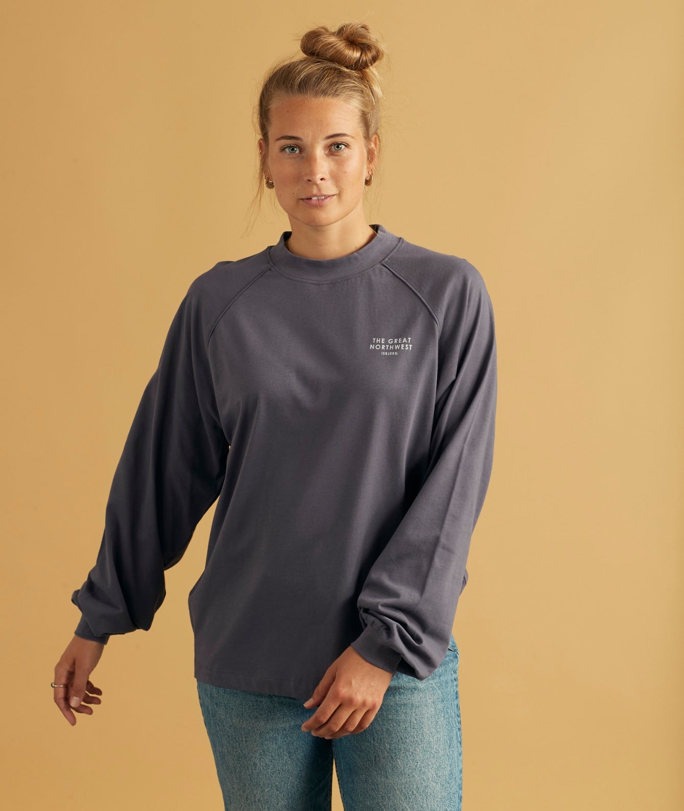 11057 | Elsk Isbjerg Bp Esther Women'S Ls Tee | Stone Purple