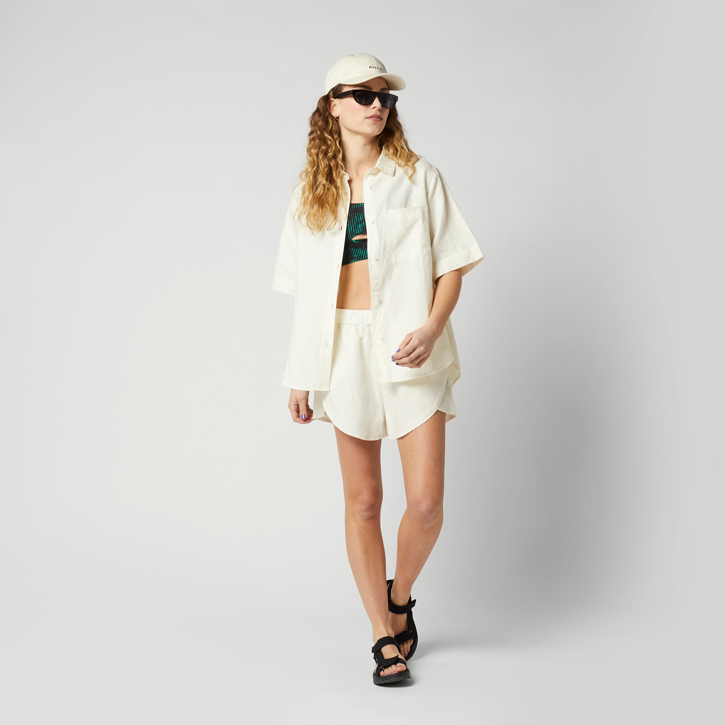 Mystic - Linen Shirt Women - Off White