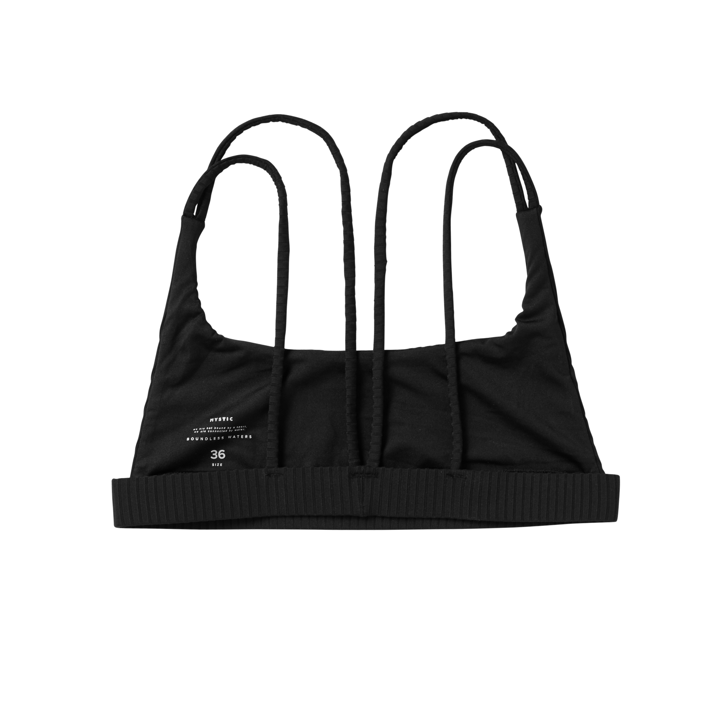 Mystic - Bodil Strappy Bikini Top - Black