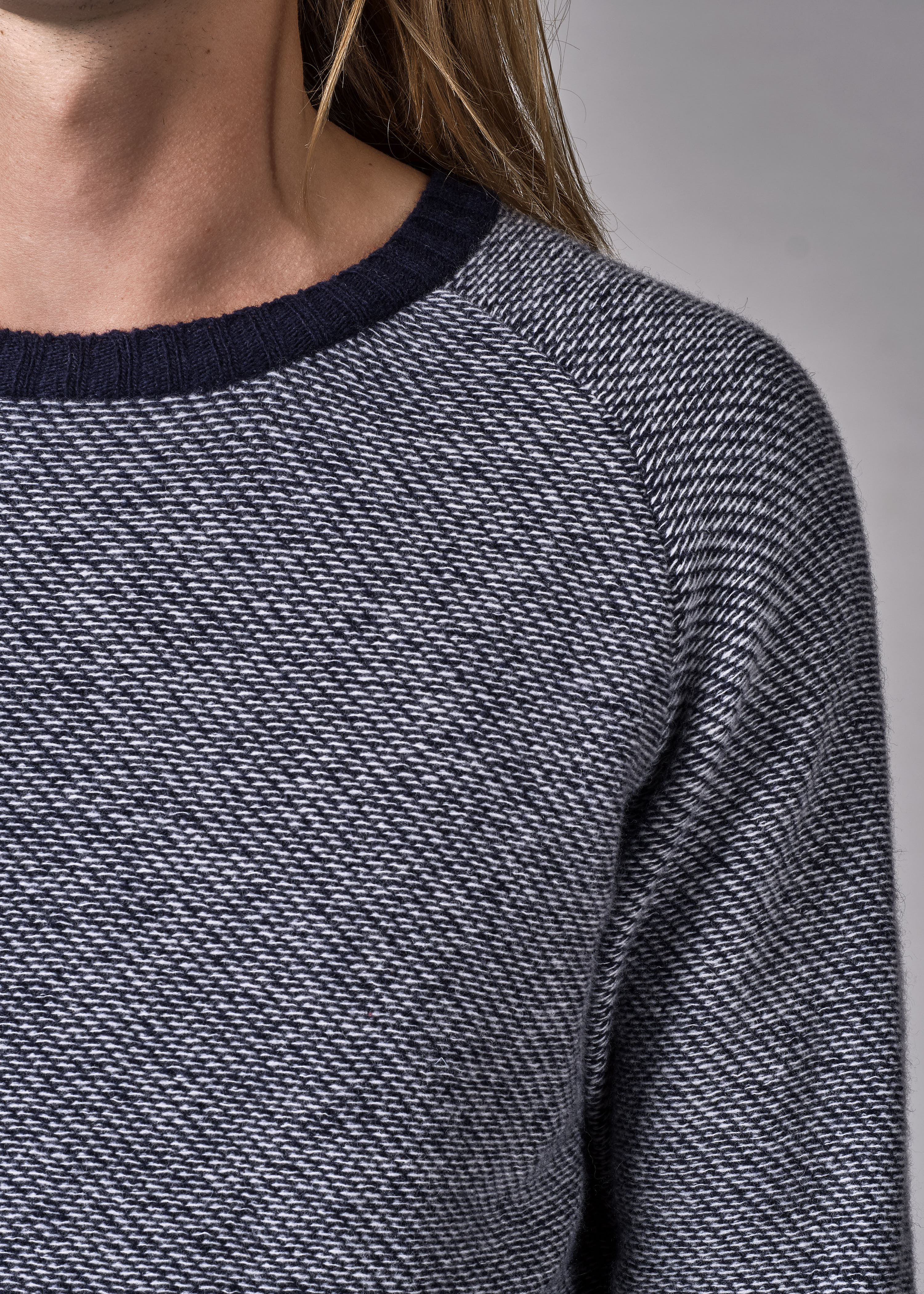 Arthur Knit - Navy/cream