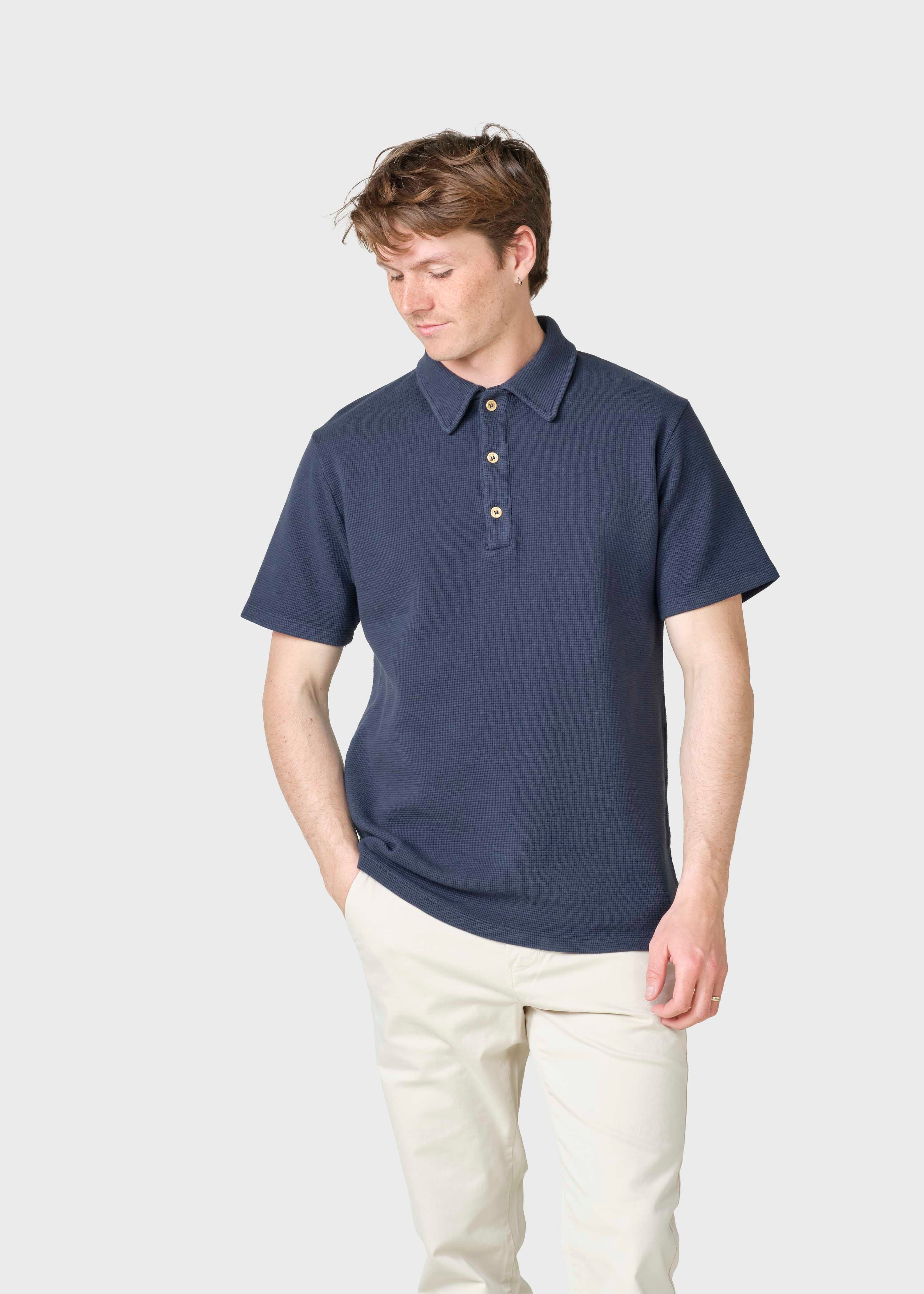 Banks Polo Tee - Navy