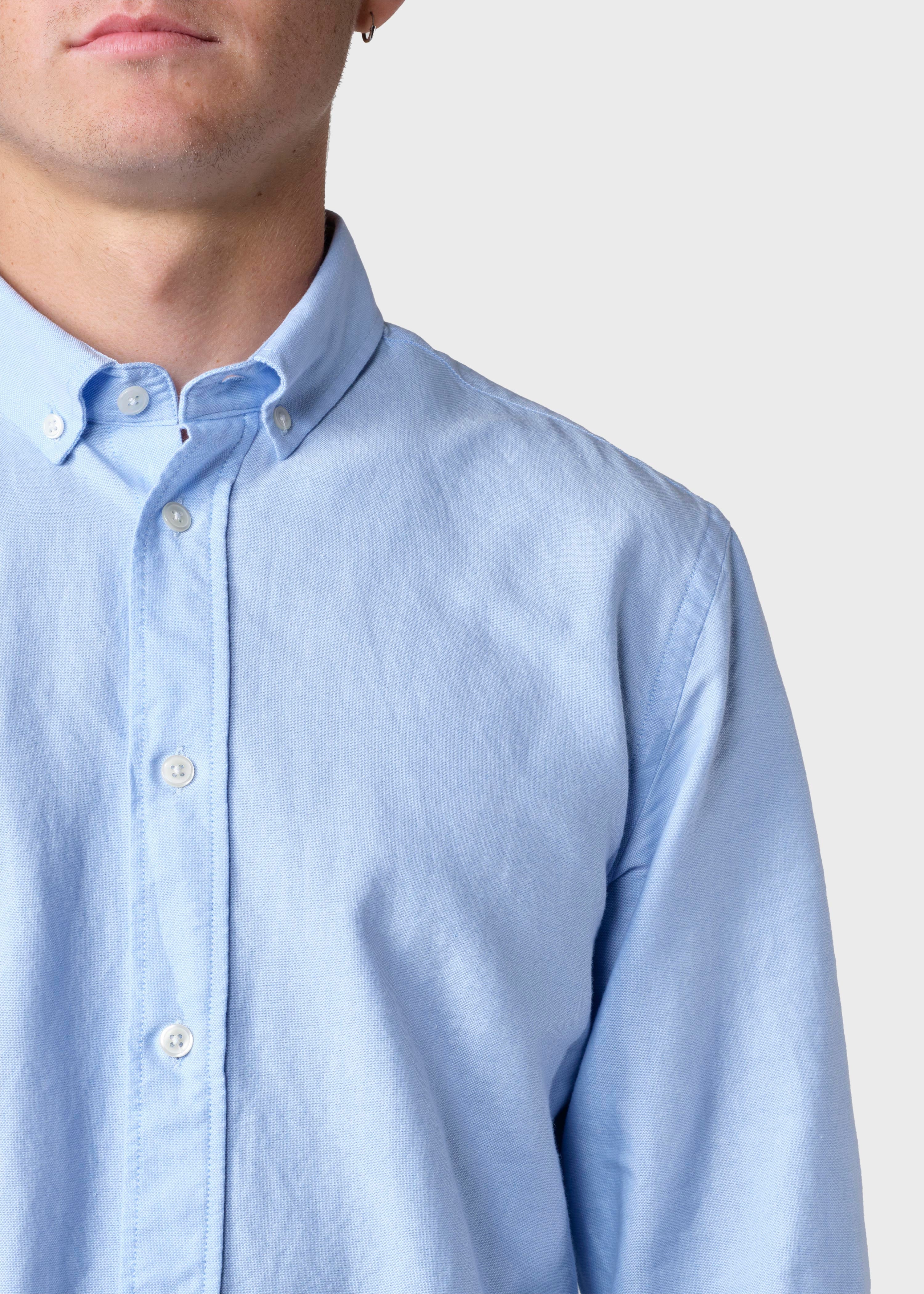 Basic Shirt - Blue Melange