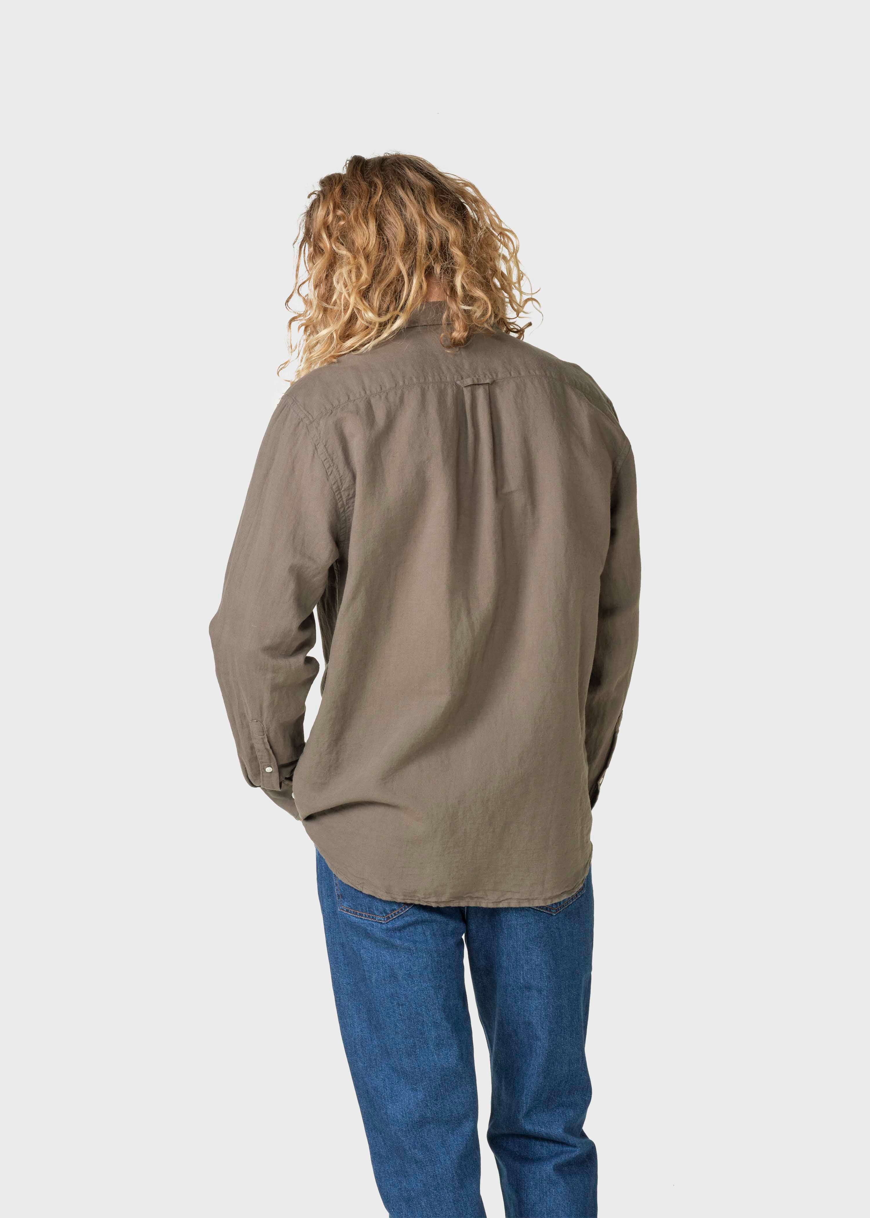 Benjamin Linen Shirt - Taupe