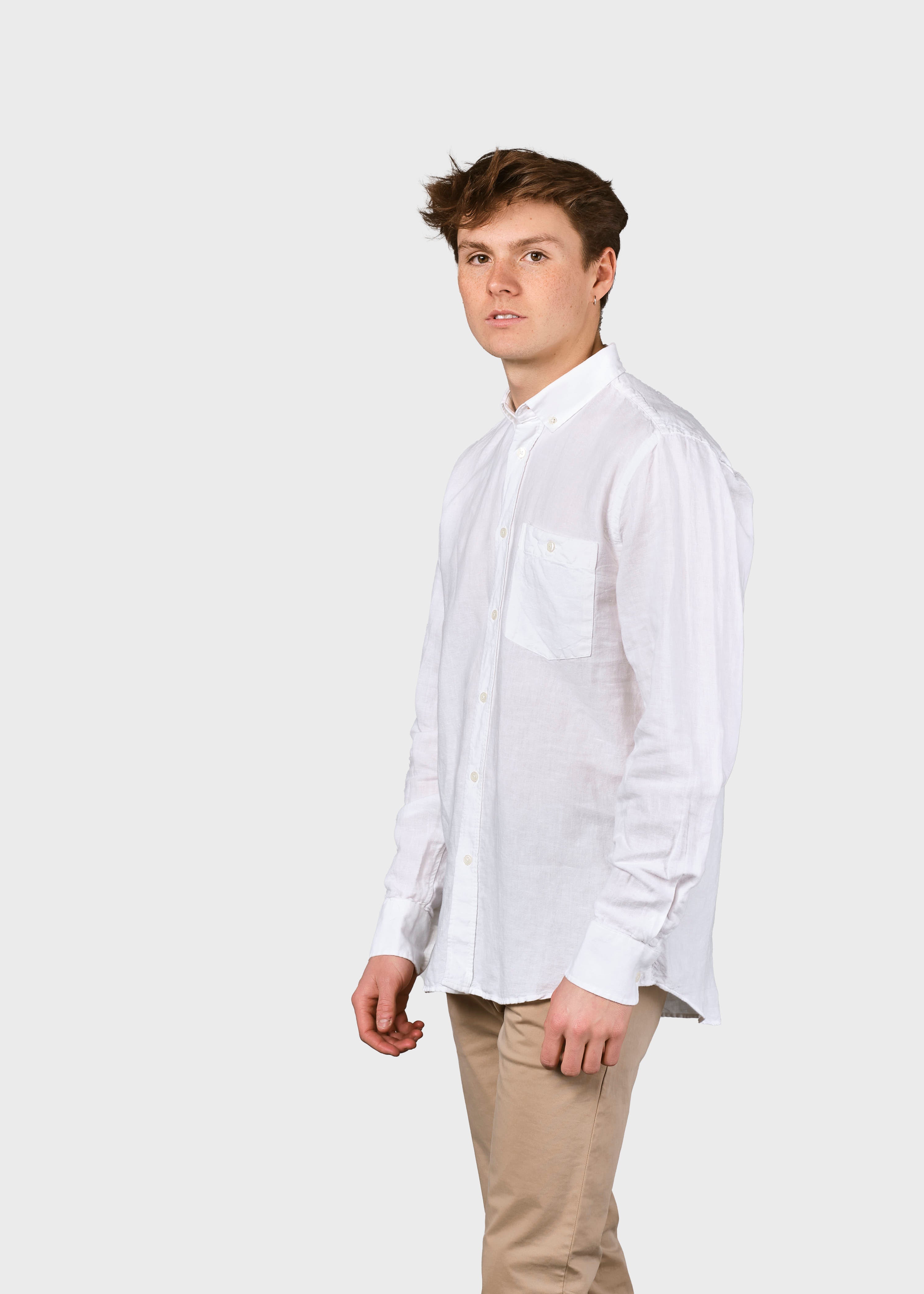Benjamin Linen Shirt - White