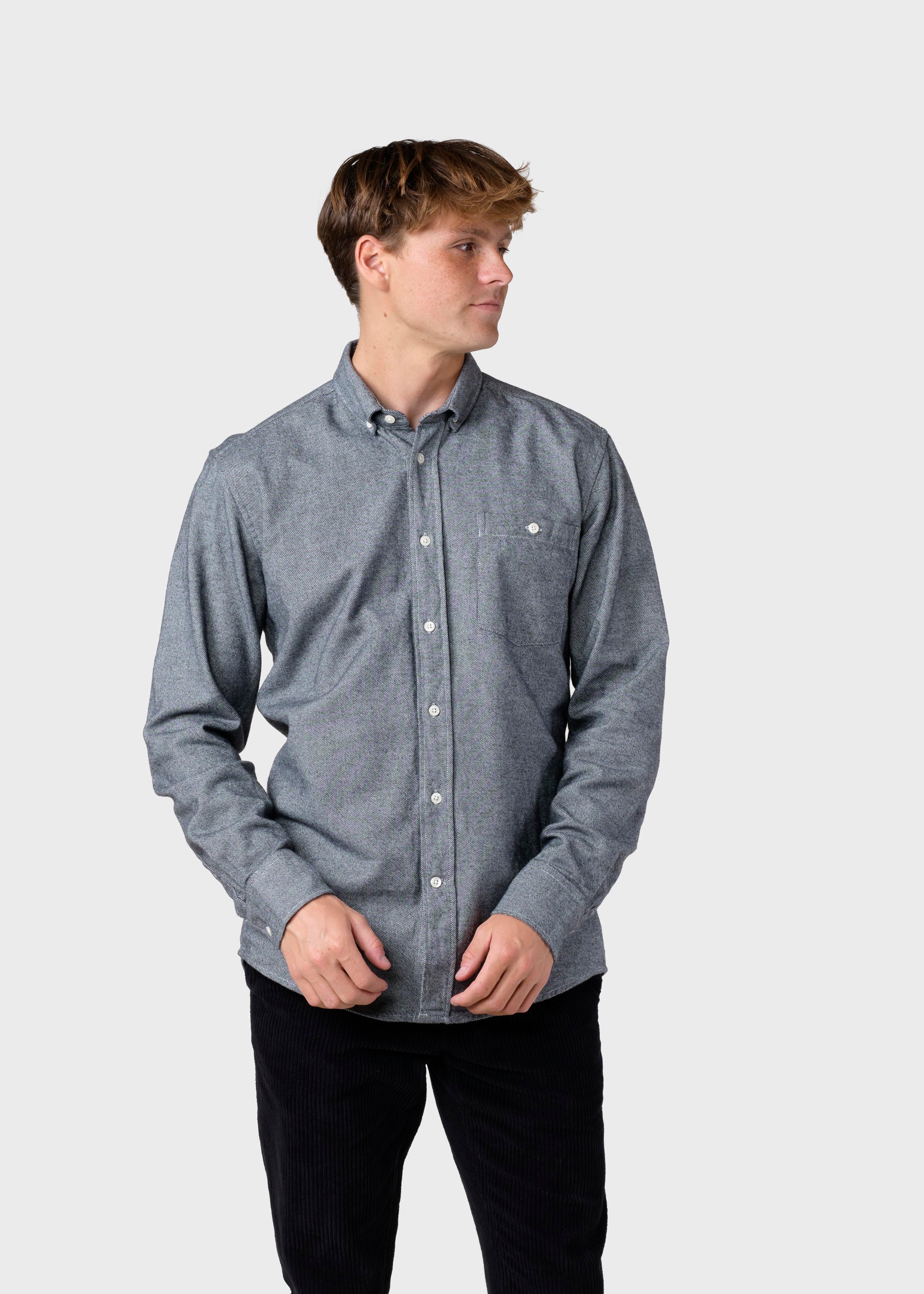 Benjamin Lumber Shirt - Grey Melange