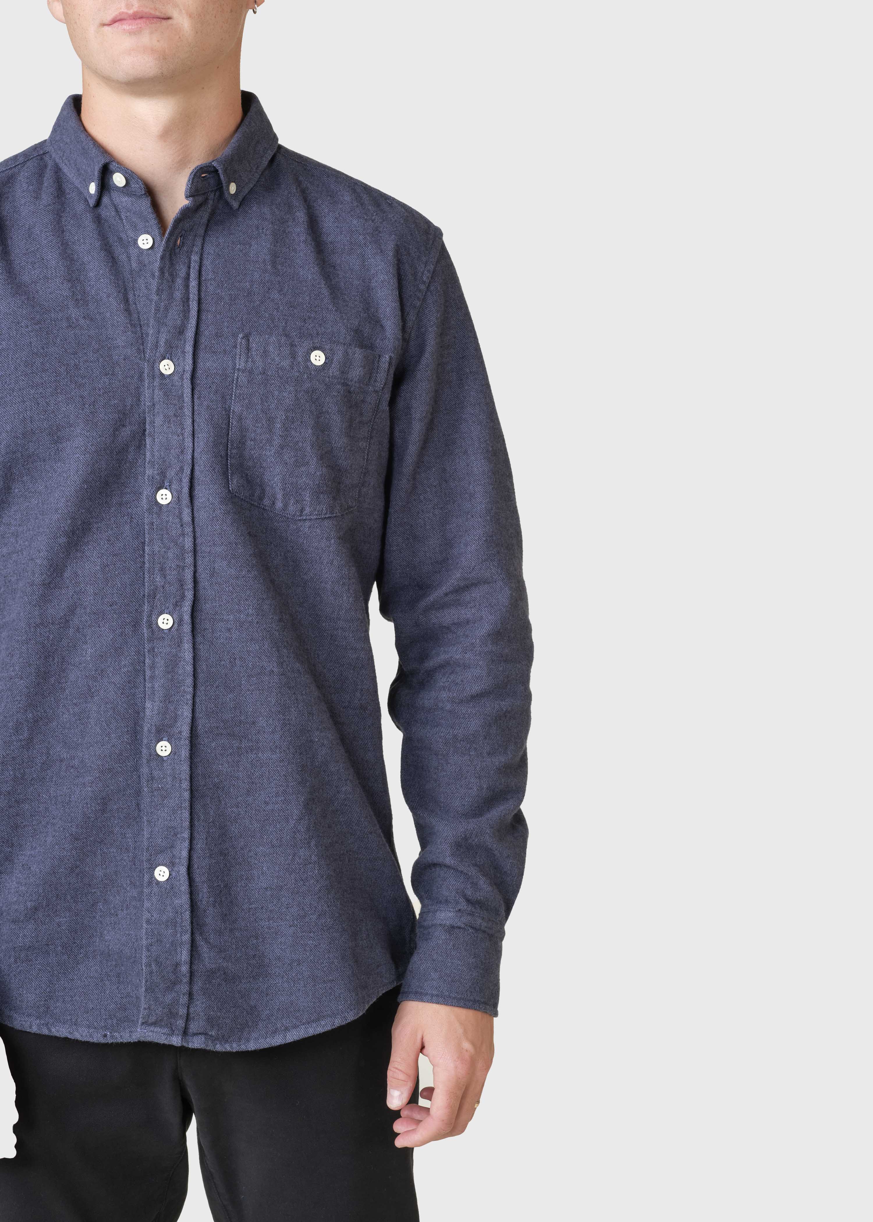 Benjamin Lumber Shirt - Navy Overdye