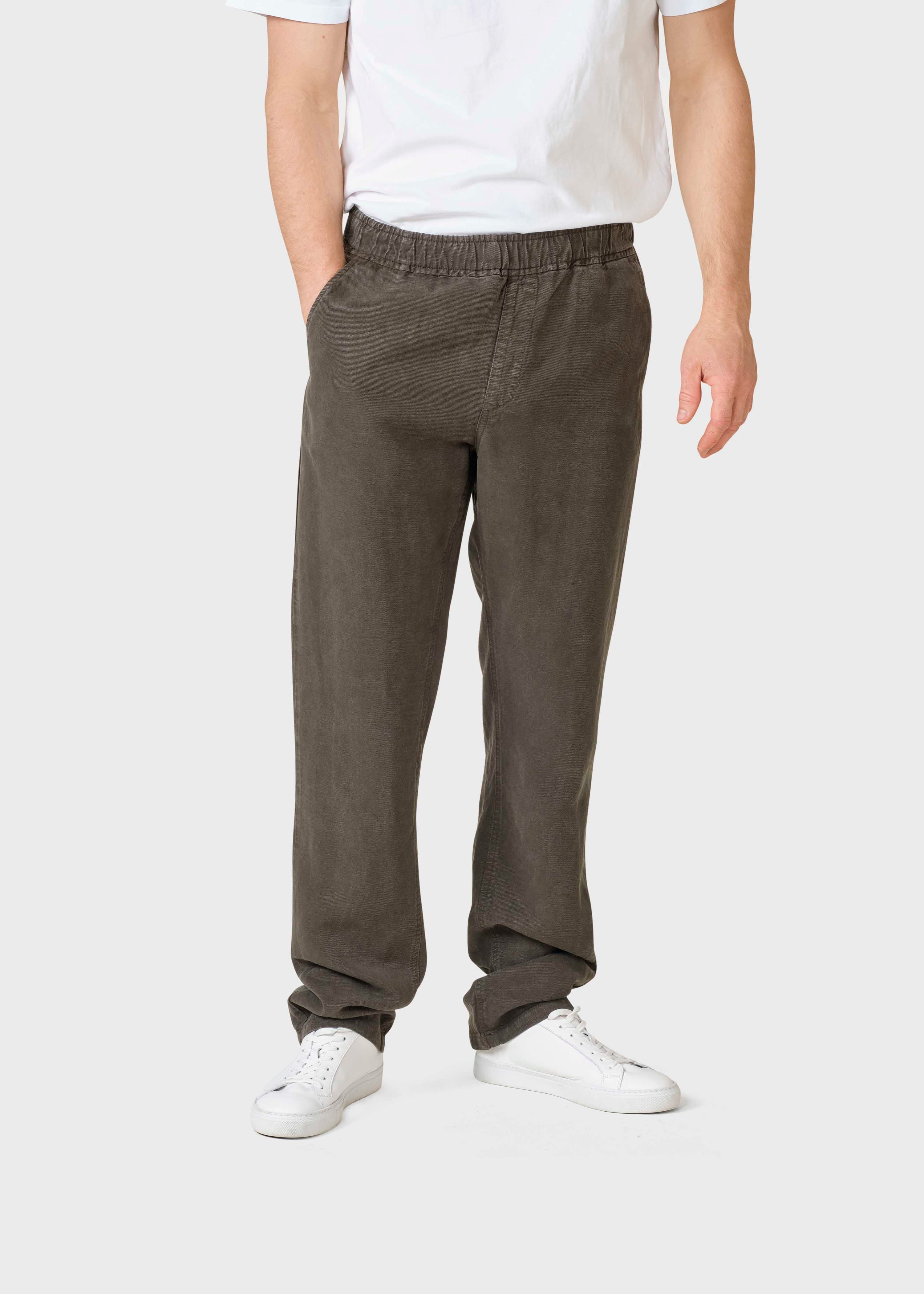 Birger Lyocell Pants - Olive