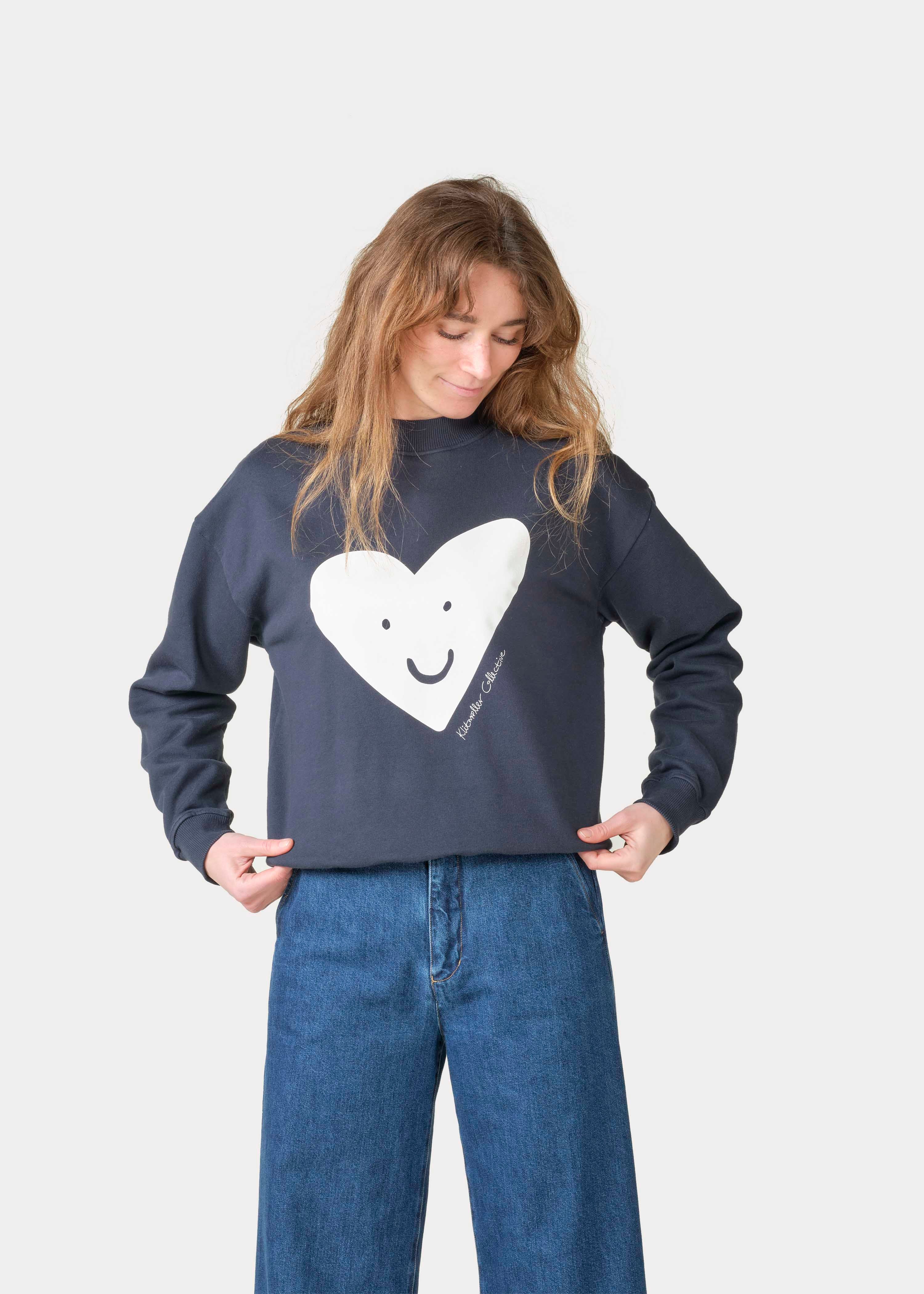 Blossom Sweat - Navy/cream