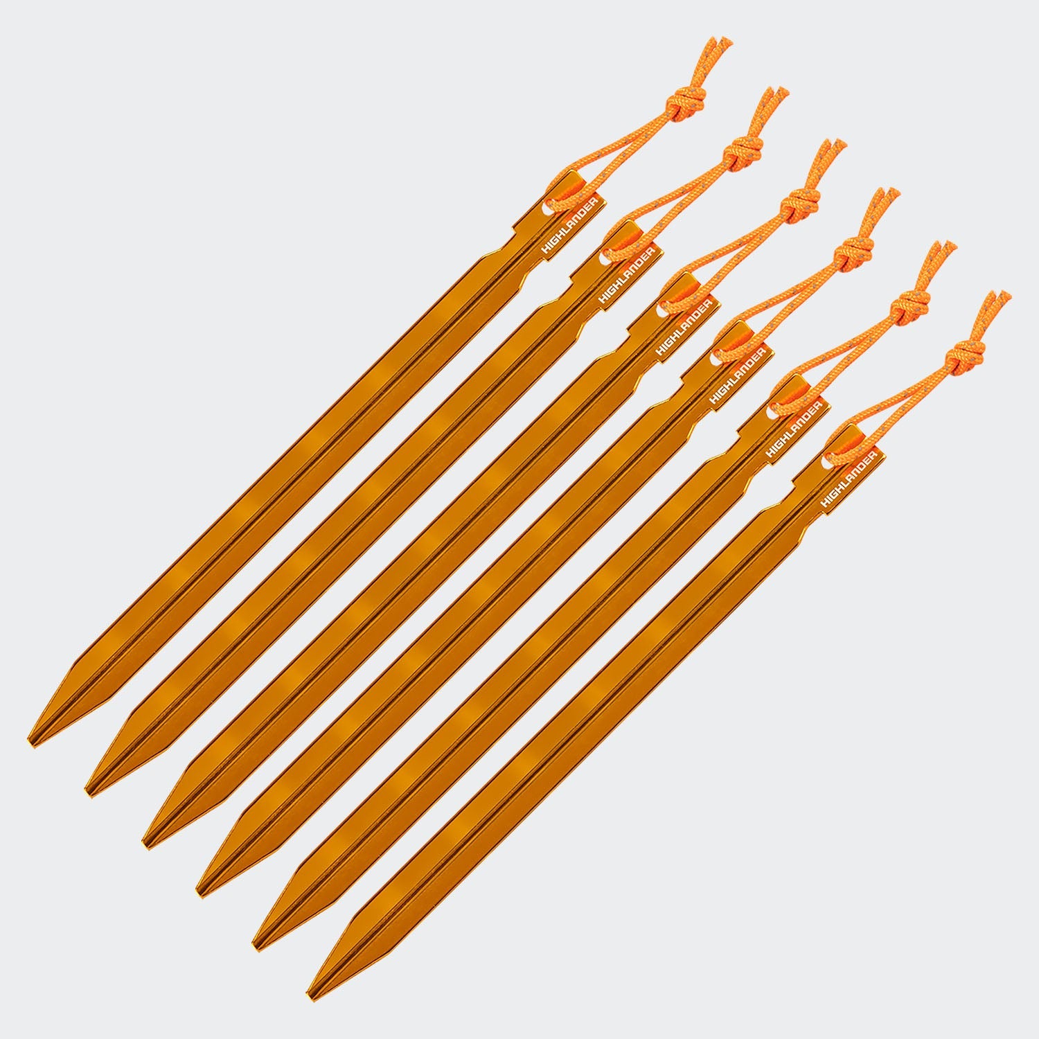 Highlander - ARROW ALUMINIUM SPIKE 18CM / 7INCH - 6 PACK