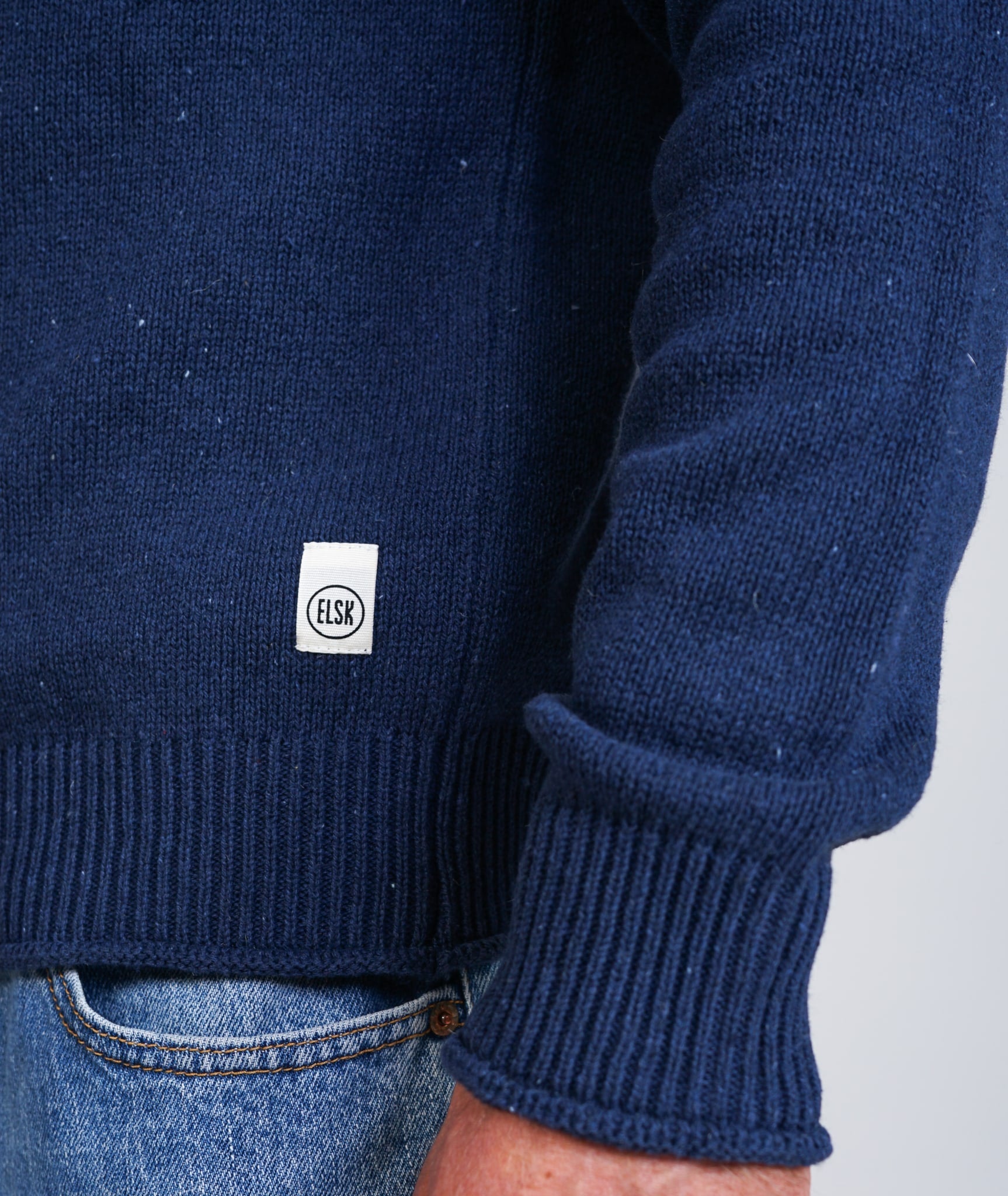 Recycled Denim Men'S Knit