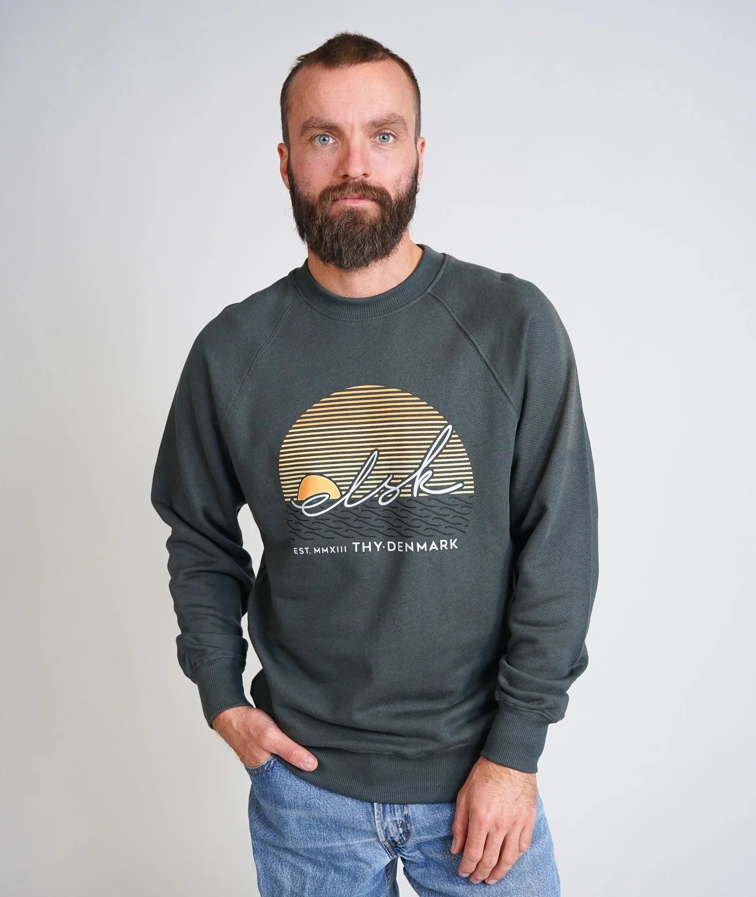 Sunsign Men'S Tværs Crewneck