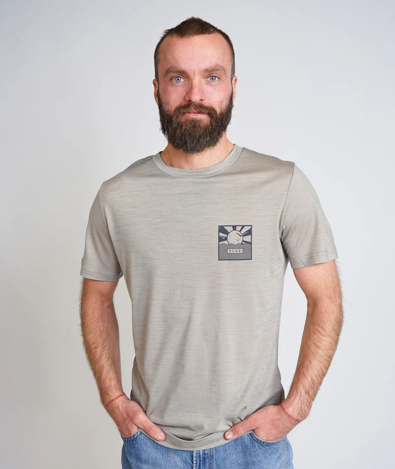 Cube Men'S Wool T-Shirt