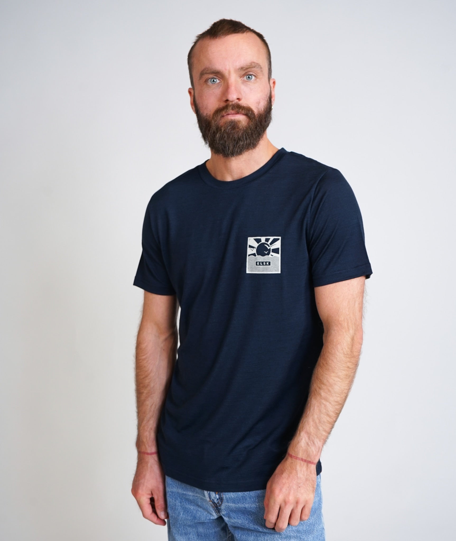 Cube Men'S Wool T-Shirt